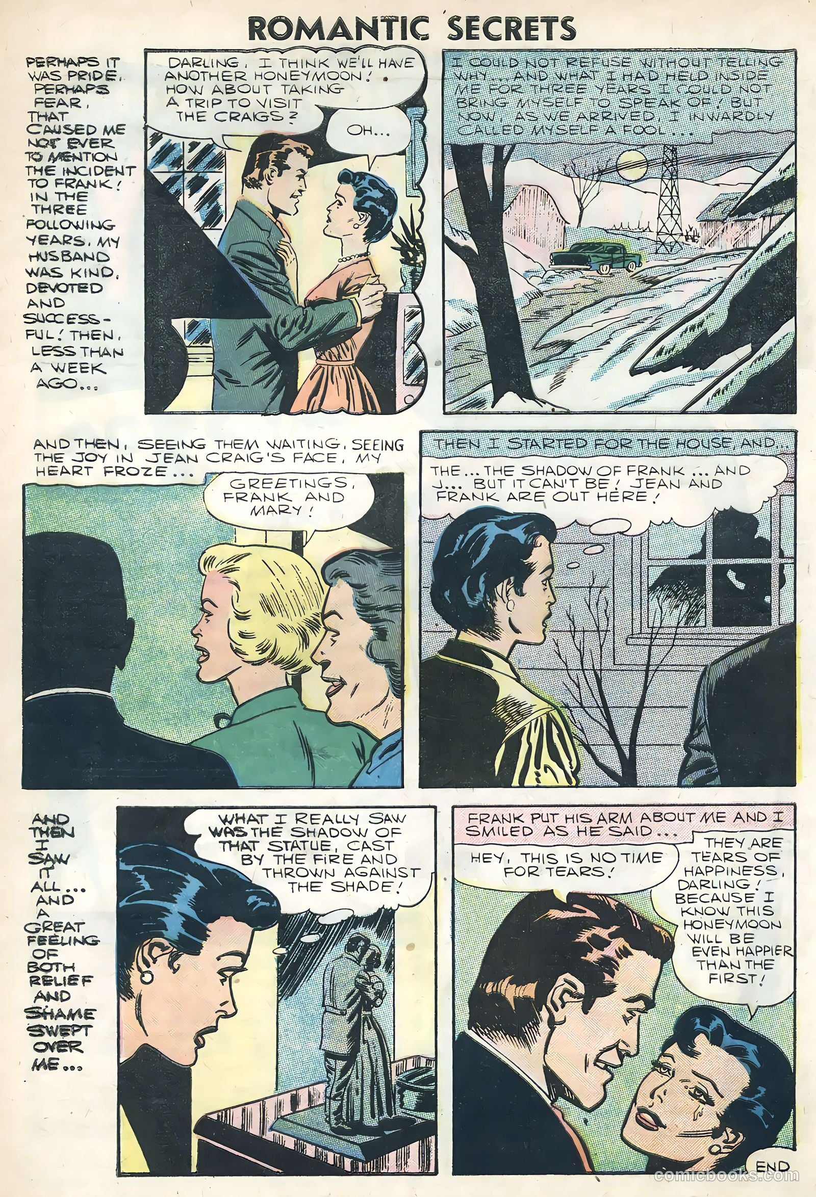 Romantic Secrets #9 (1956) — page 32 of 36