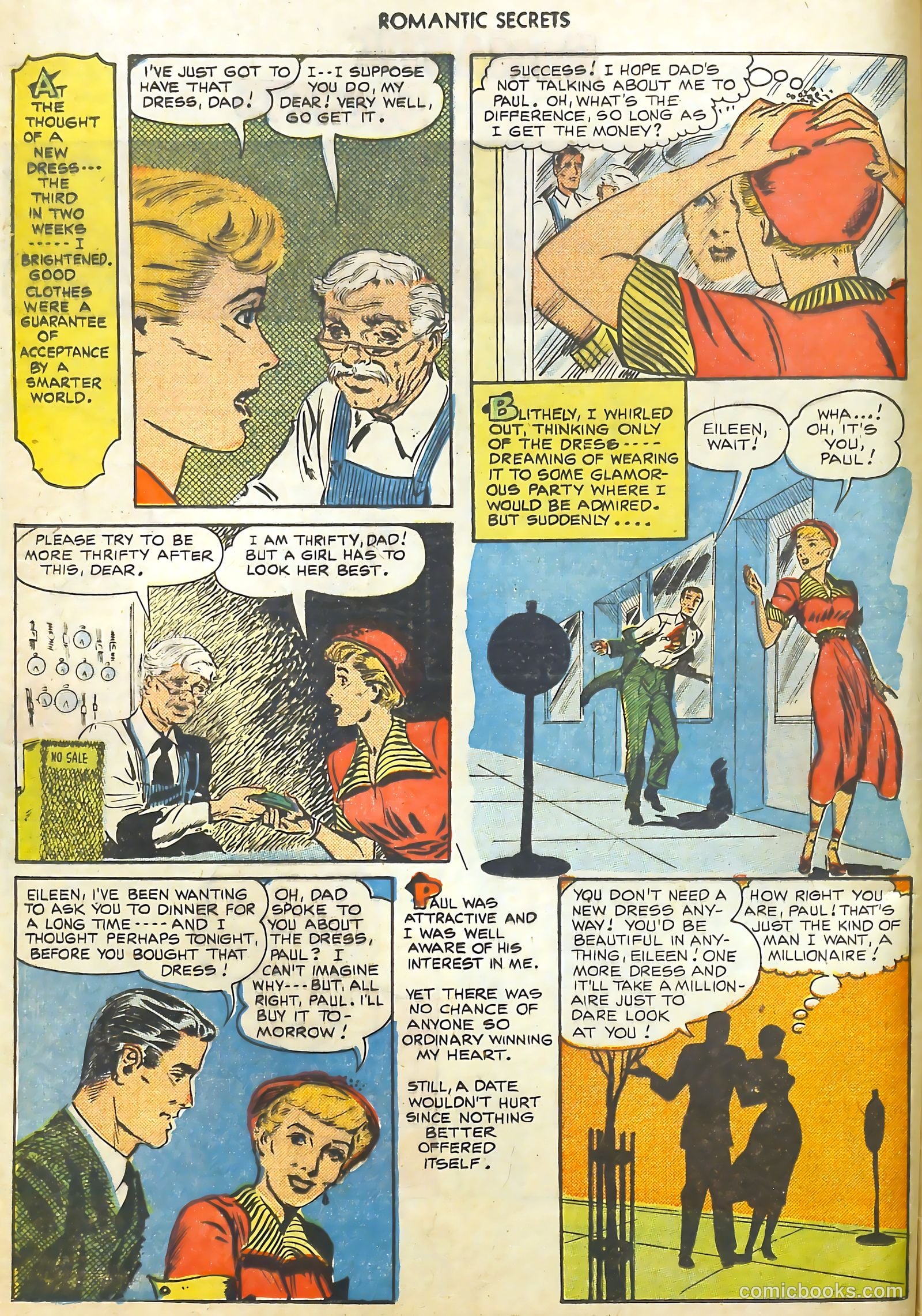 Romantic Secrets #9 (1950) — page 4 of 36