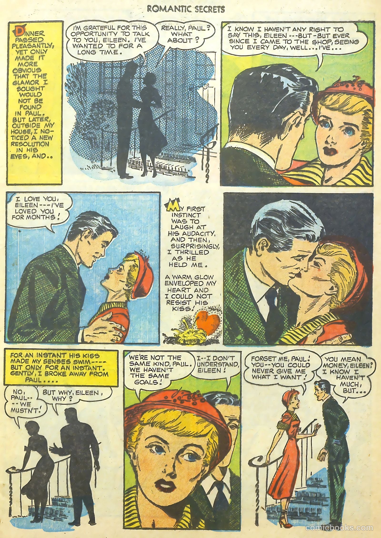 Romantic Secrets #9 (1950) — page 5 of 36
