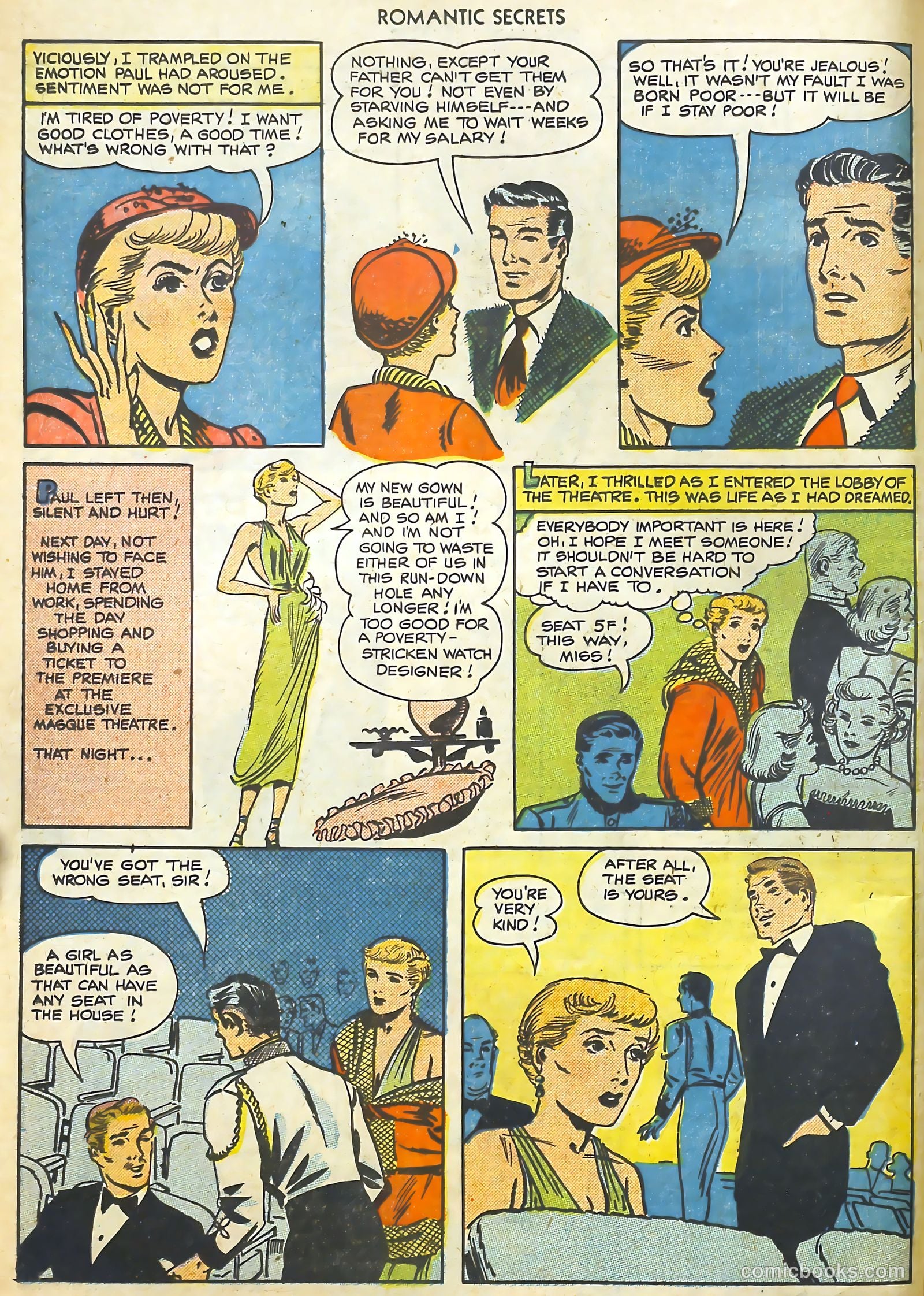 Romantic Secrets #9 (1950) — page 6 of 36