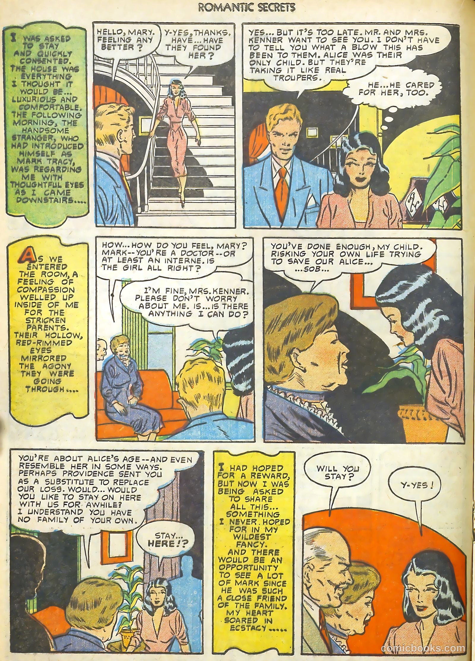 Romantic Secrets #9 (1950) — page 16 of 36