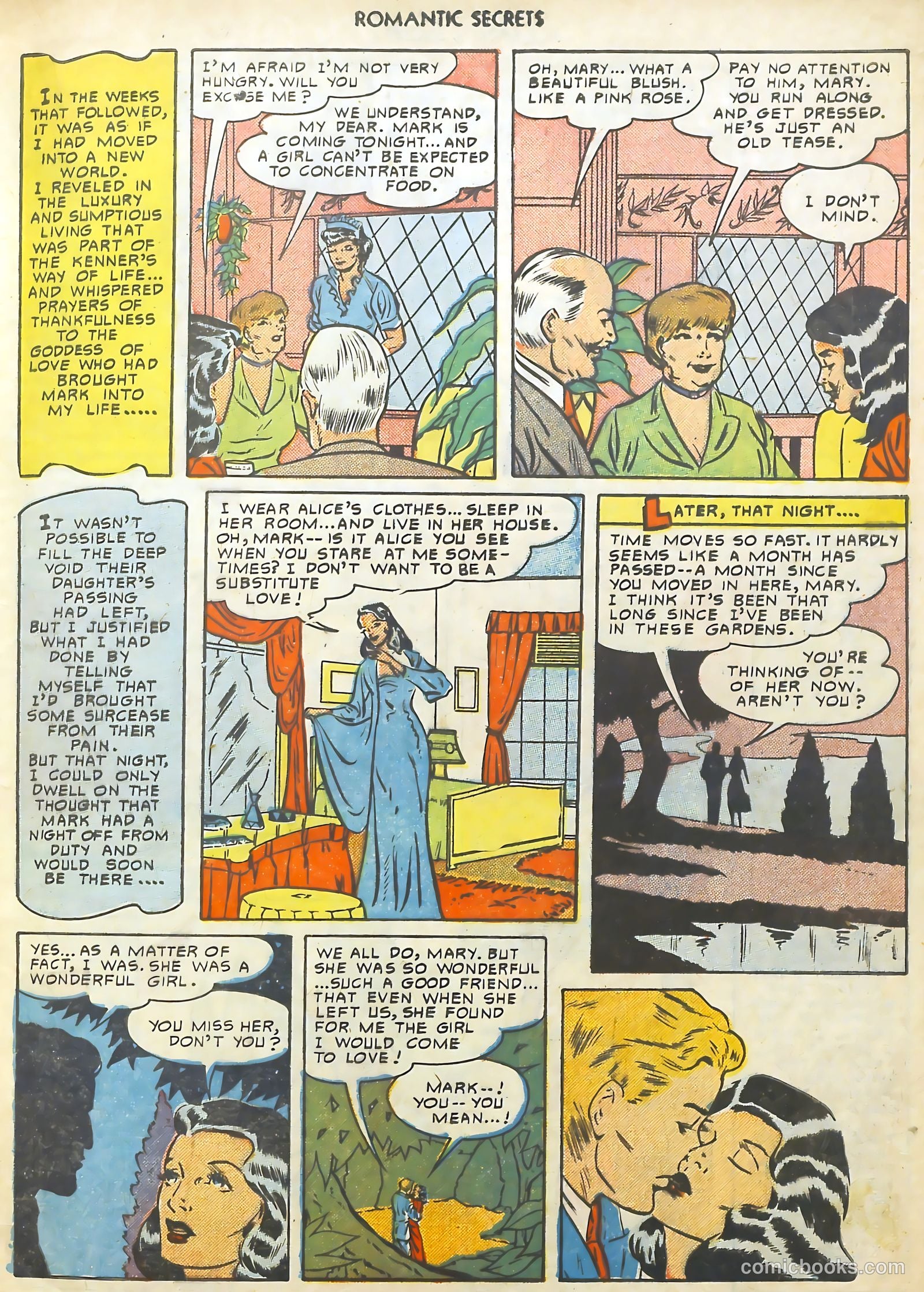 Romantic Secrets #9 (1950) — page 17 of 36