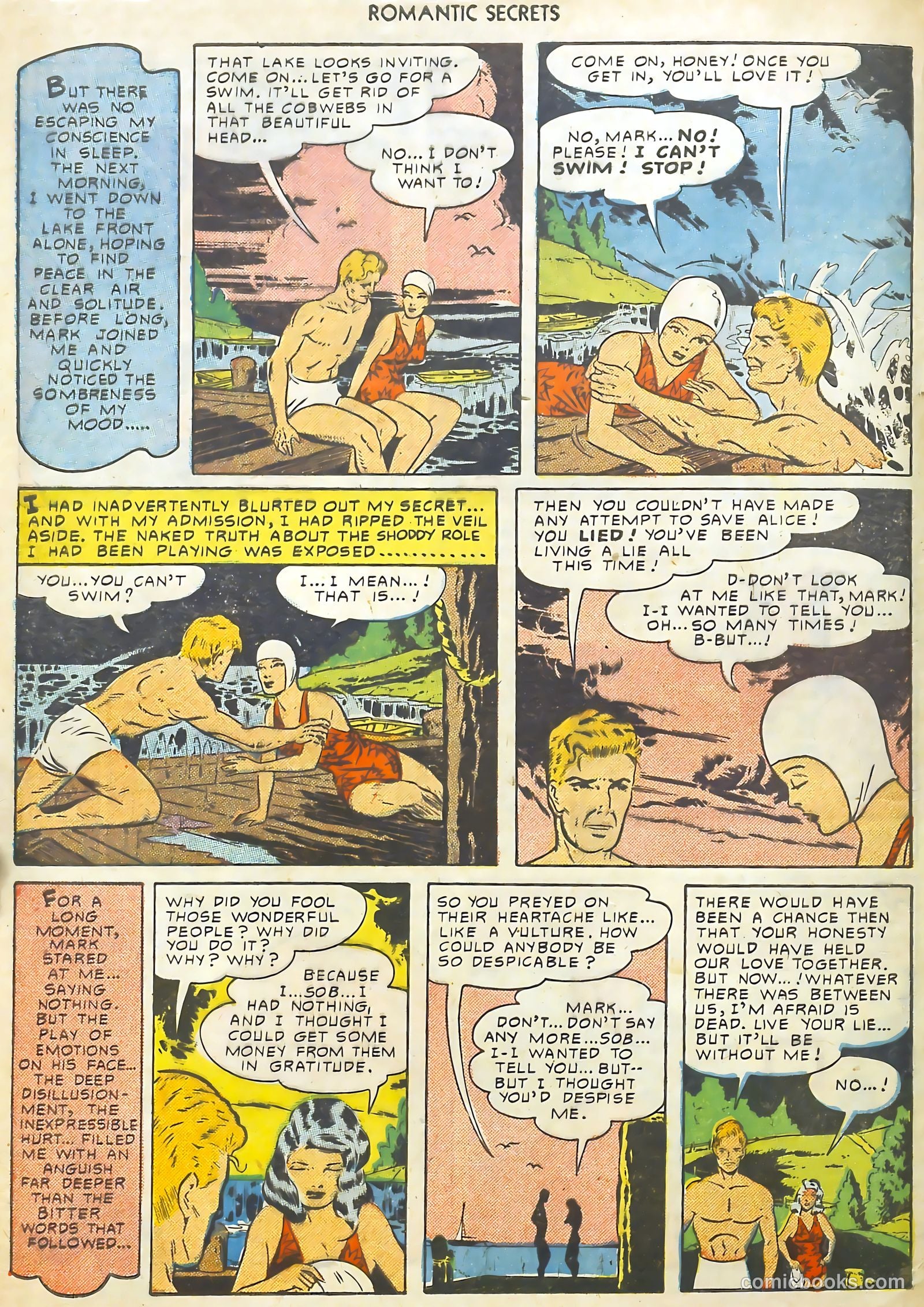 Romantic Secrets #9 (1950) — page 20 of 36