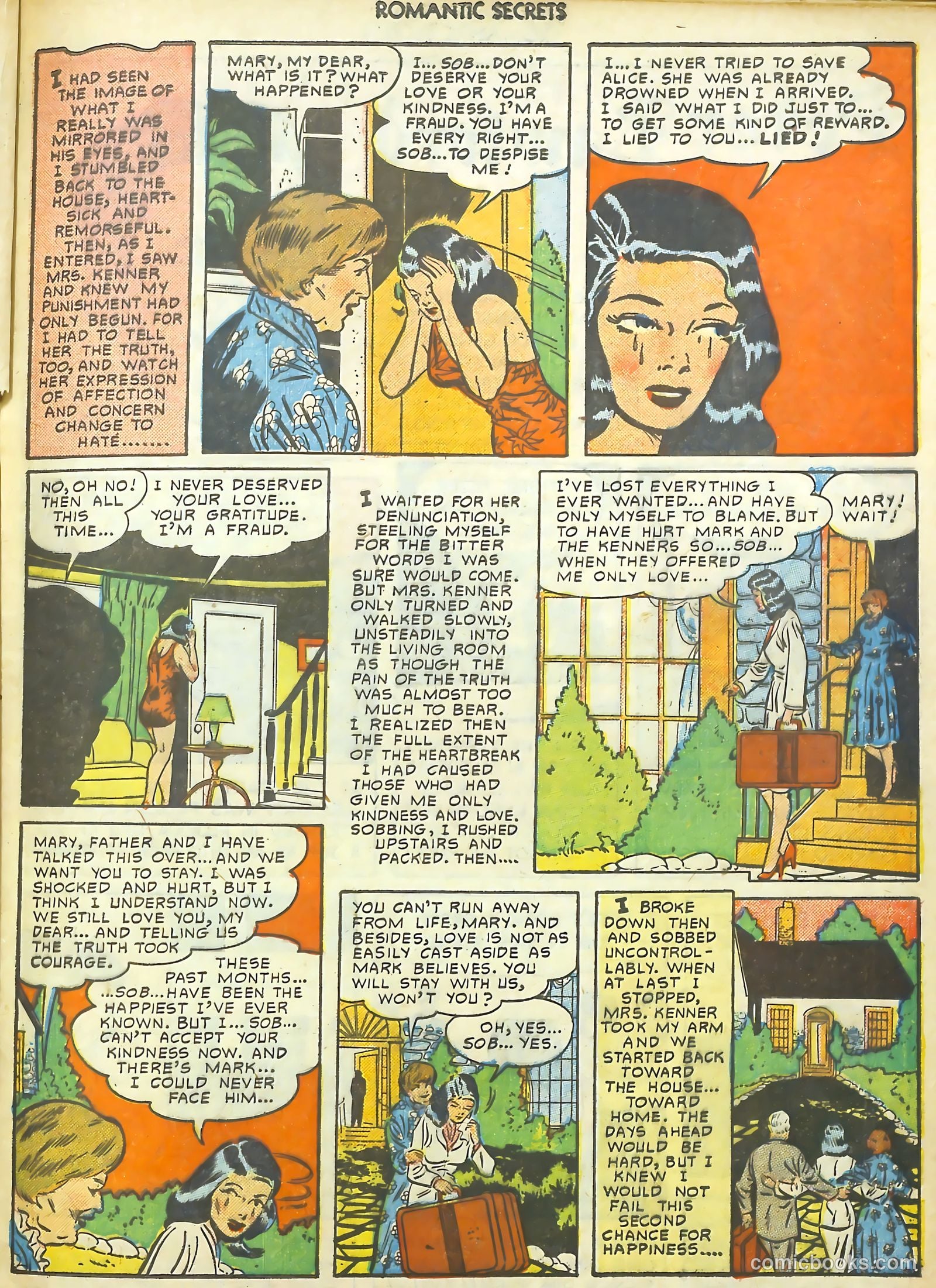 Romantic Secrets #9 (1950) — page 21 of 36