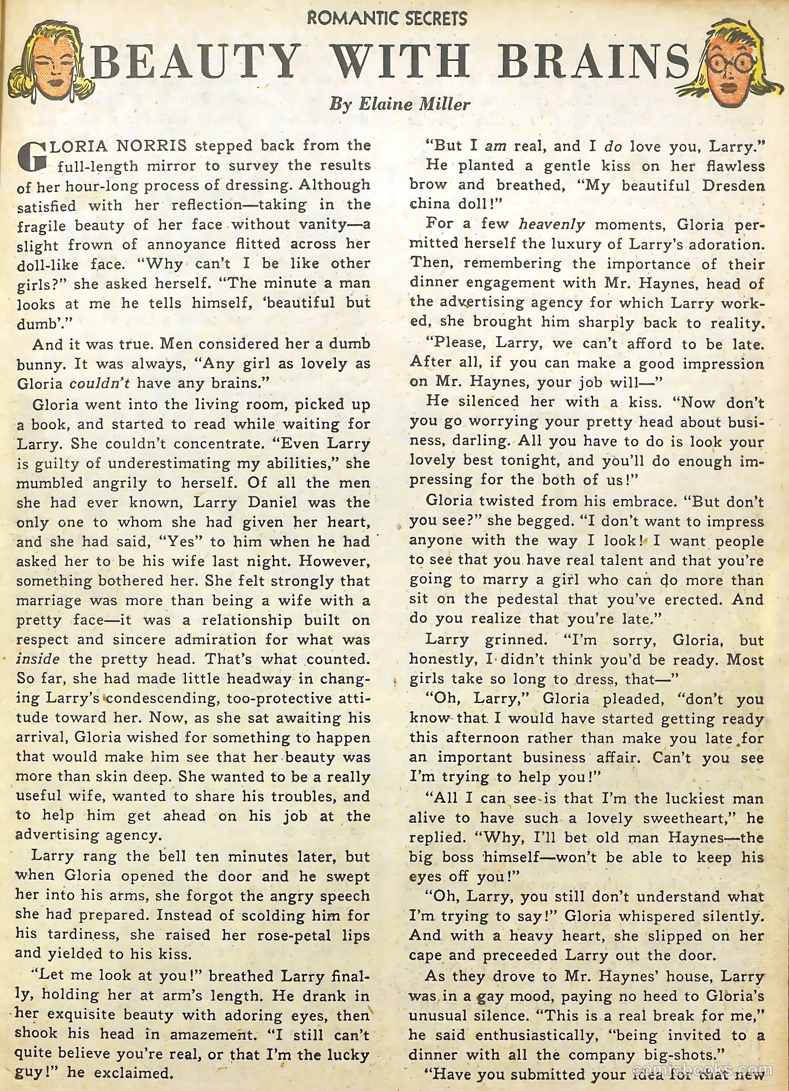 Romantic Secrets #9 (1950) — page 23 of 36