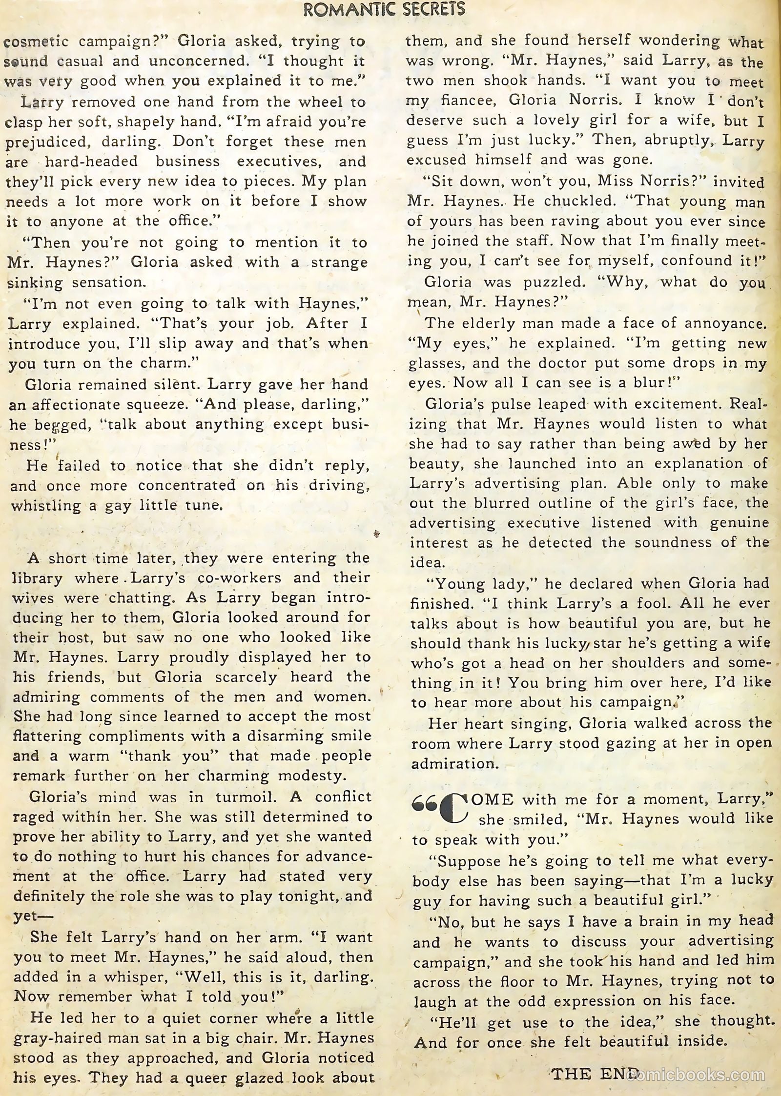 Romantic Secrets #9 (1950) — page 24 of 36