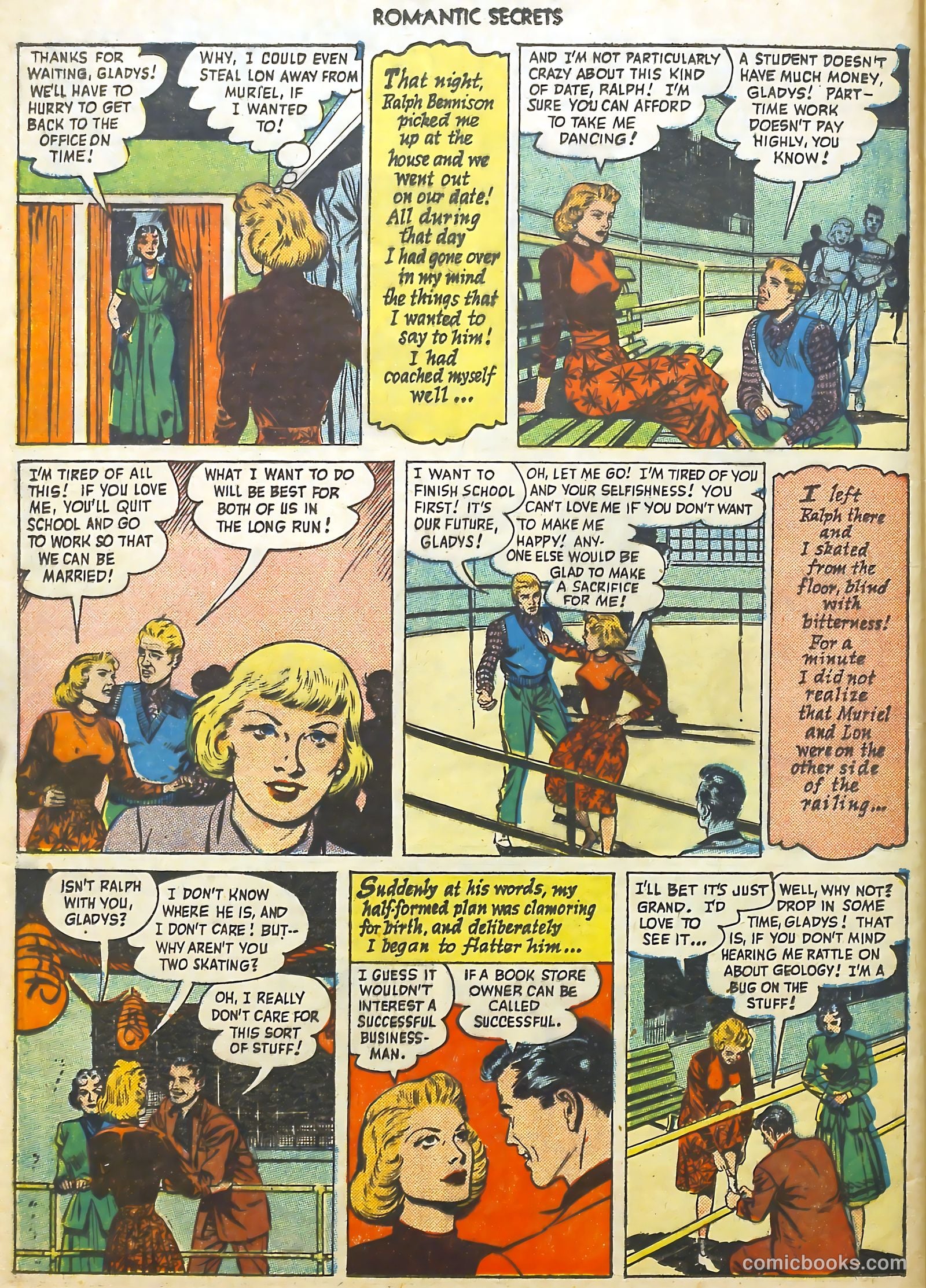 Romantic Secrets #9 (1950) — page 28 of 36