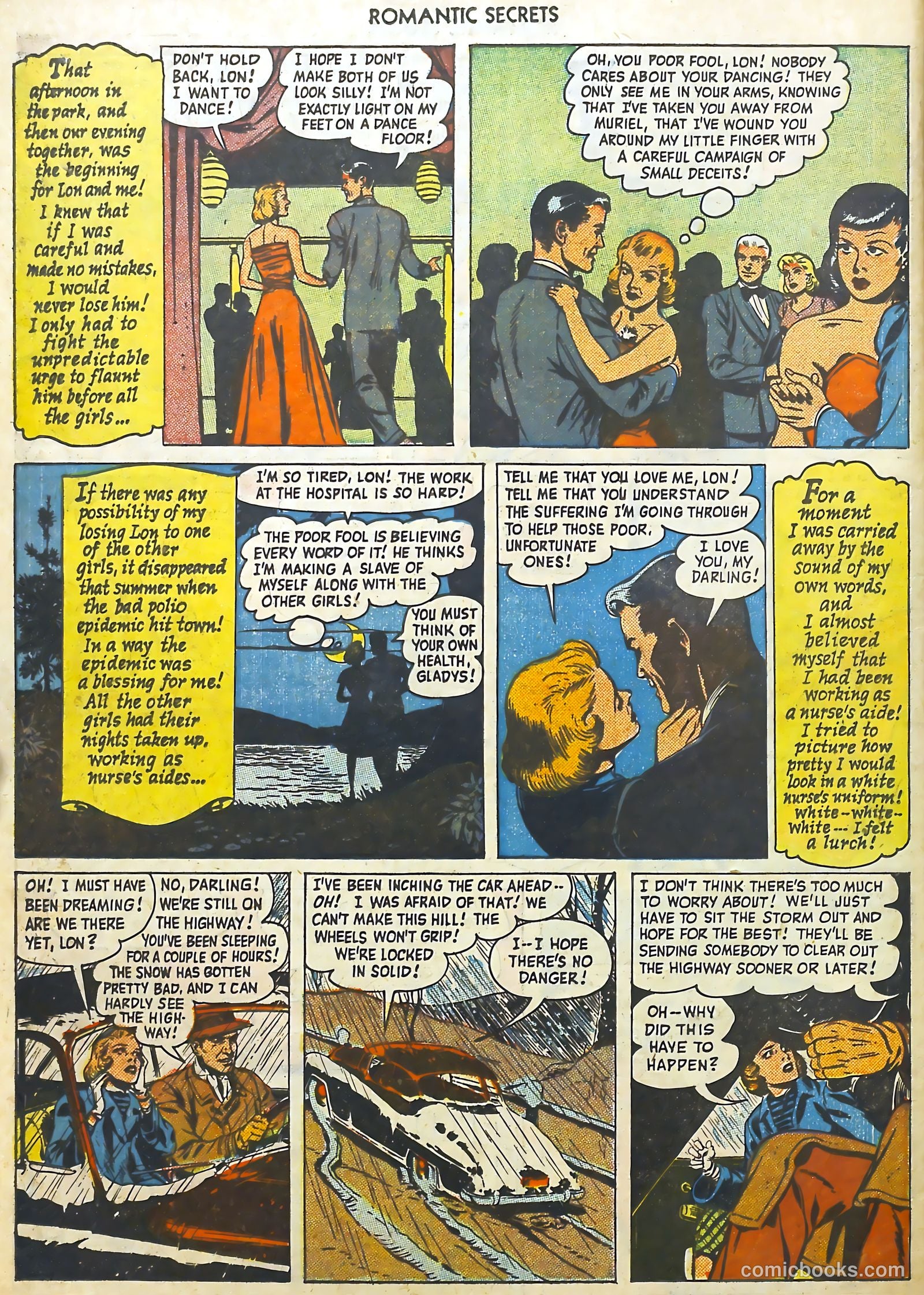 Romantic Secrets #9 (1950) — page 30 of 36
