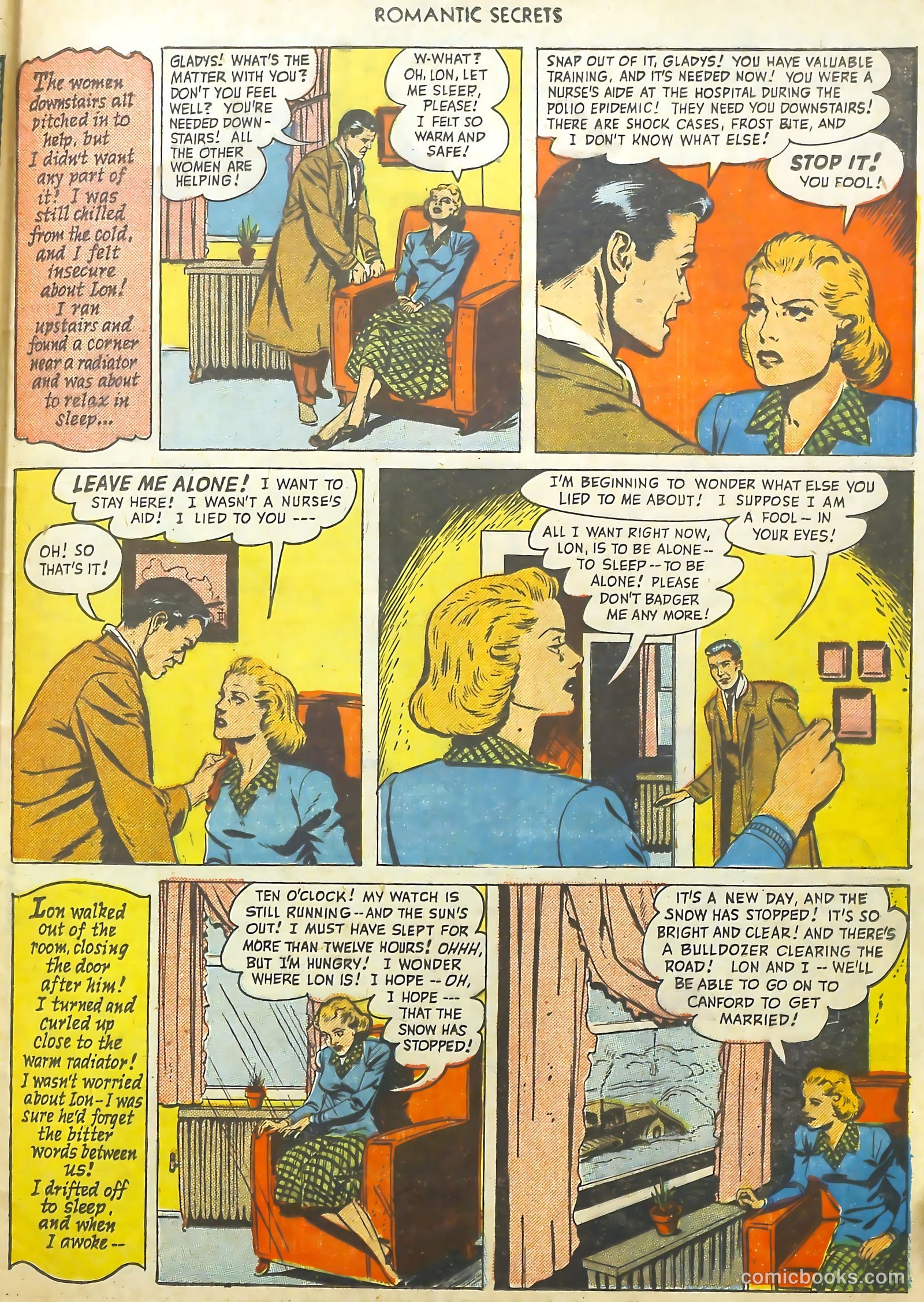 Romantic Secrets #9 (1950) — page 33 of 36