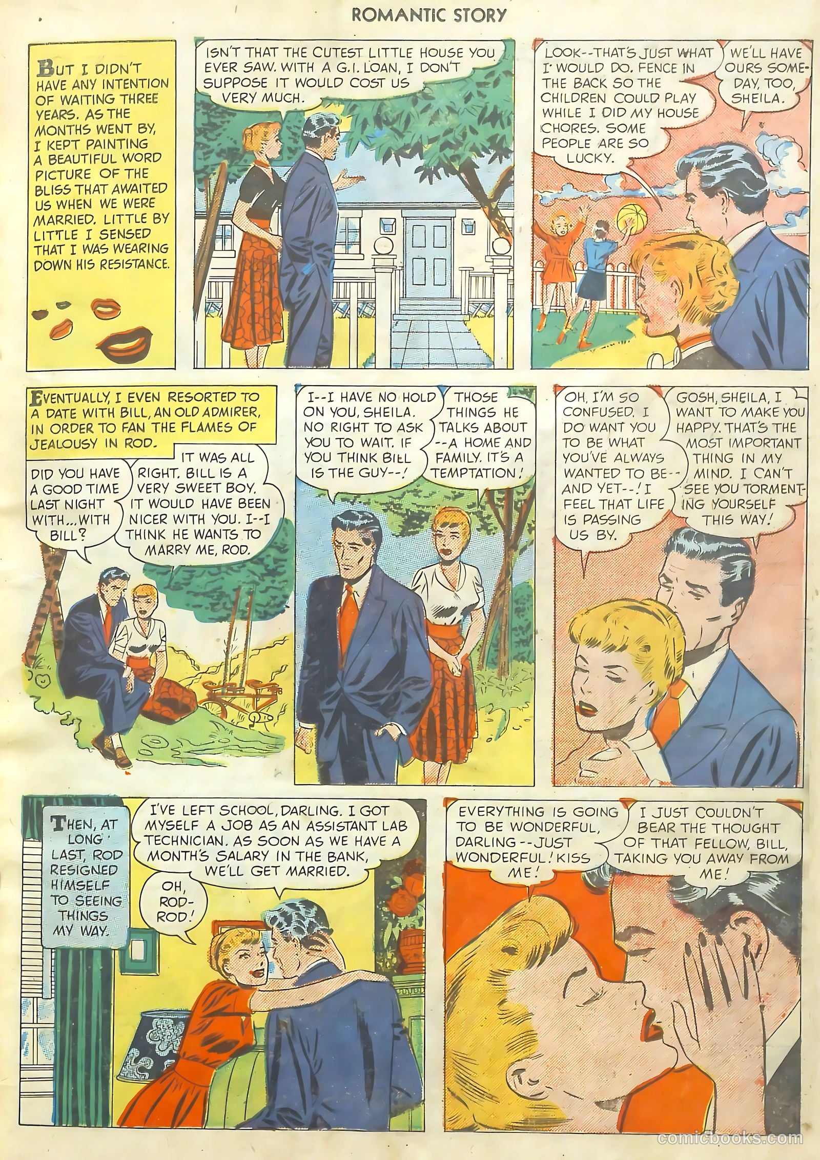 Romantic Story #10 (1951) — page 22 of 37