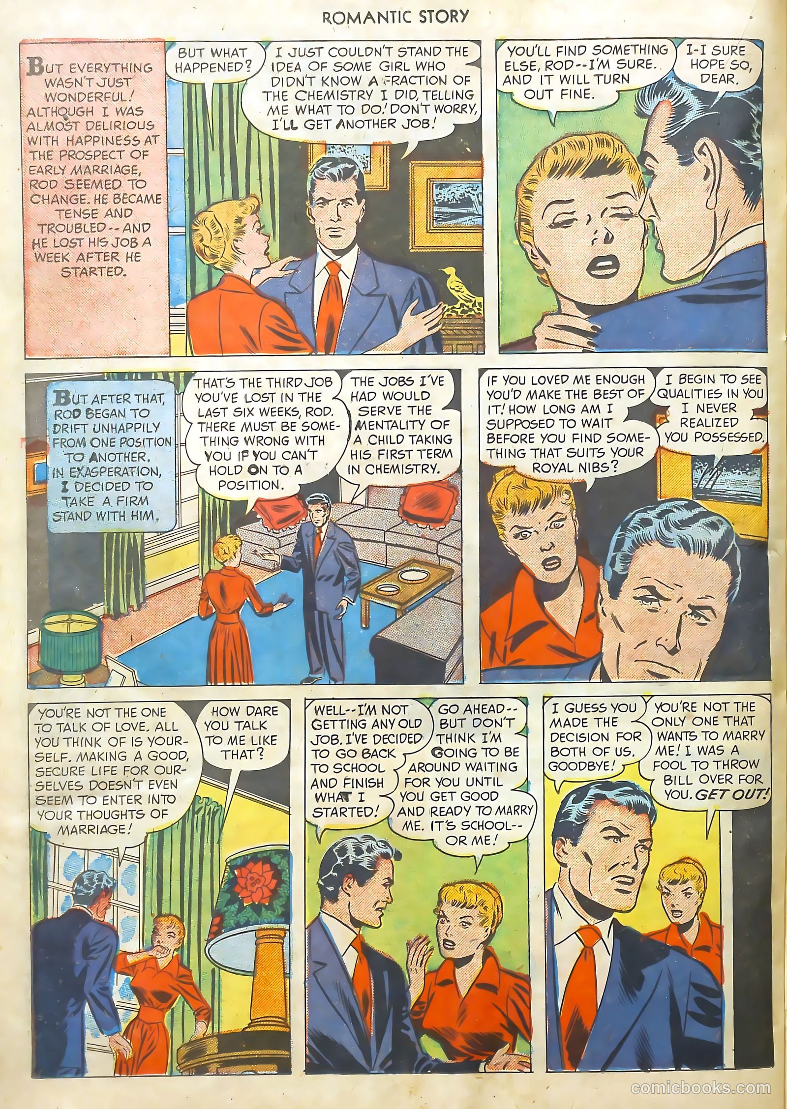 Romantic Story #10 (1951) — page 23 of 37