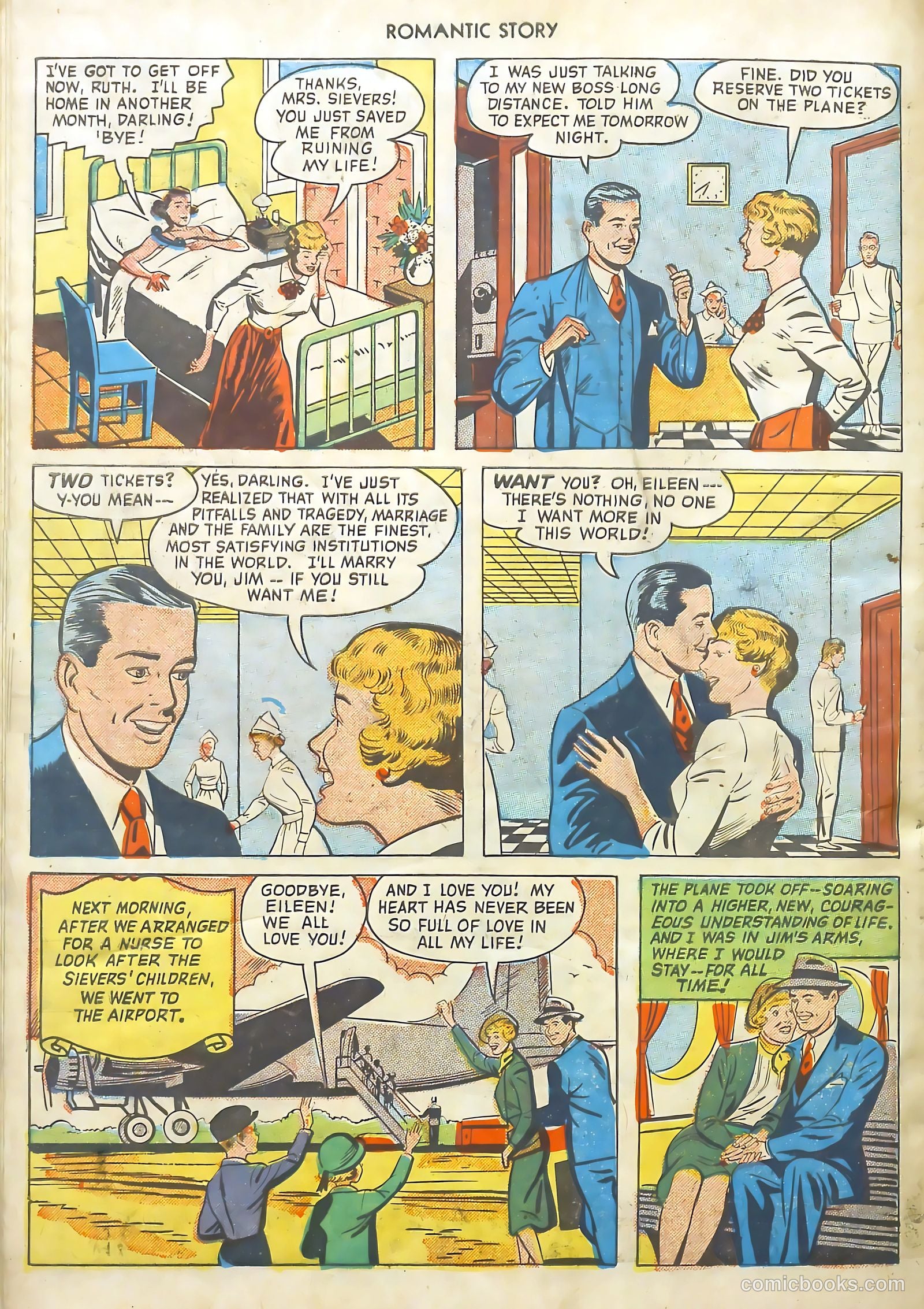 Romantic Story #10 (1951) — page 35 of 37