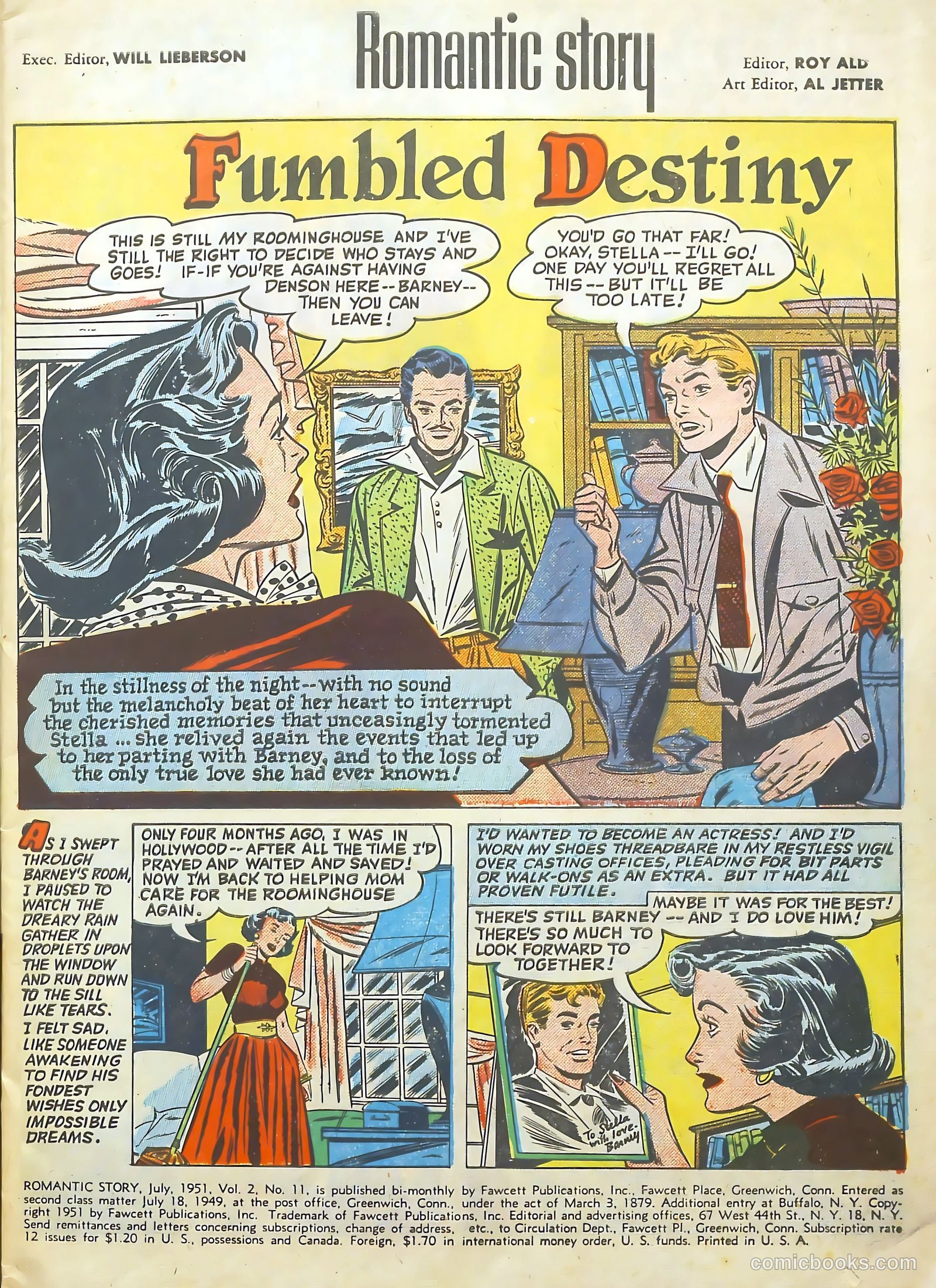 Romantic Story #11 (1951) — page 3 of 36