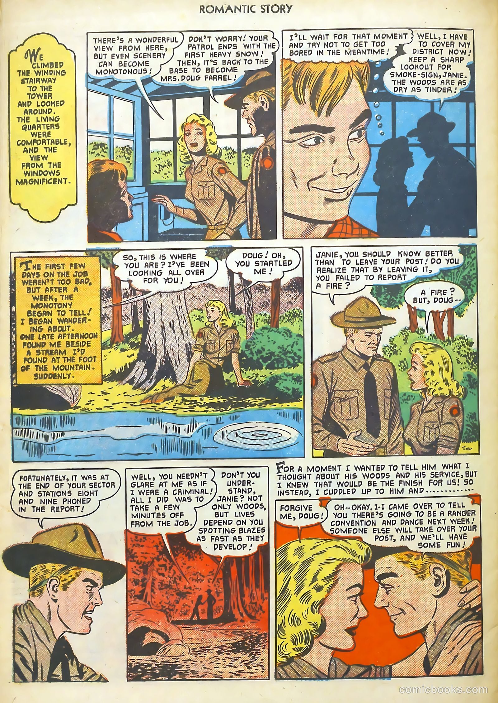 Romantic Story #11 (1951) — page 32 of 36