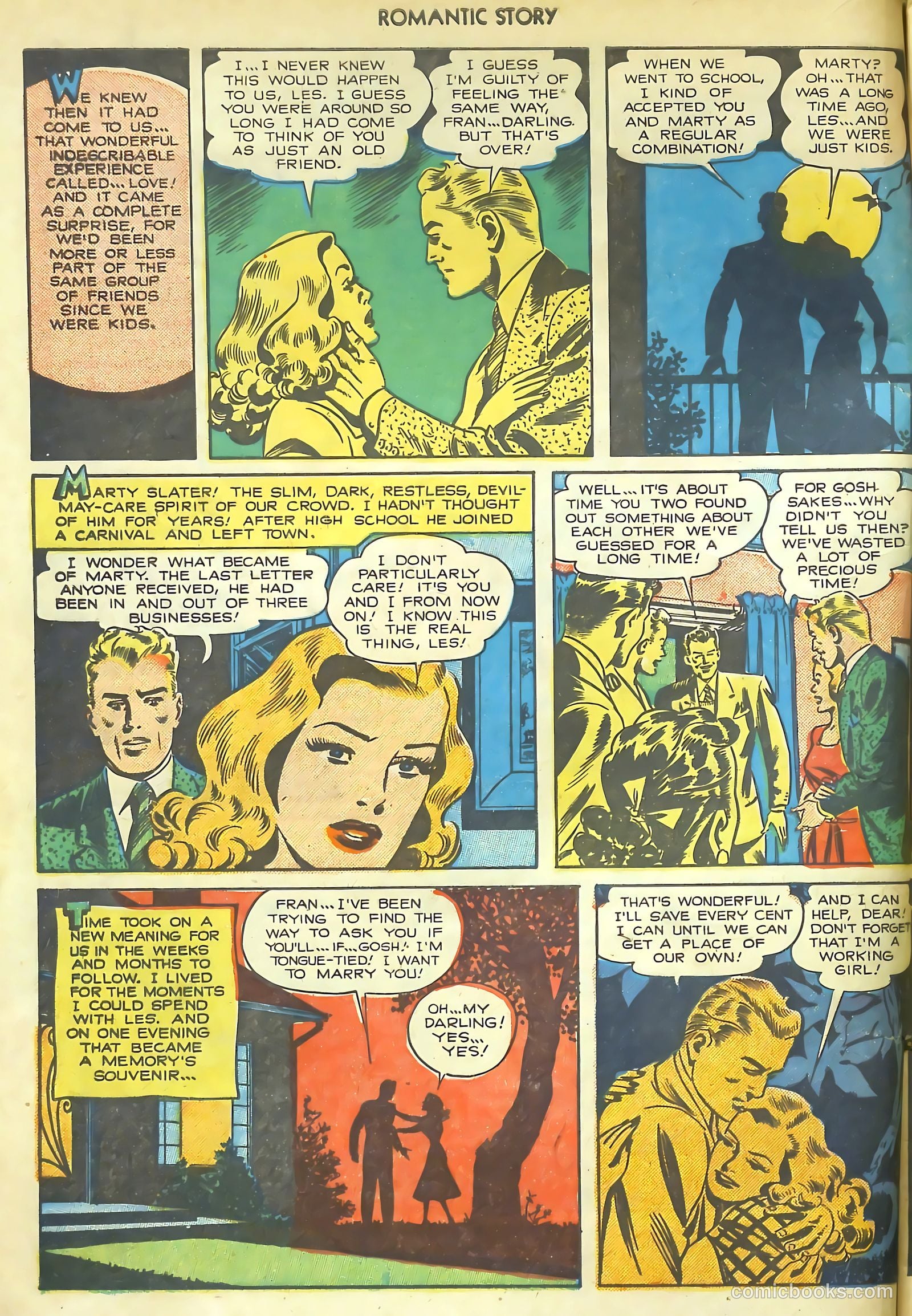 Romantic Story #12 (1951) — page 4 of 36