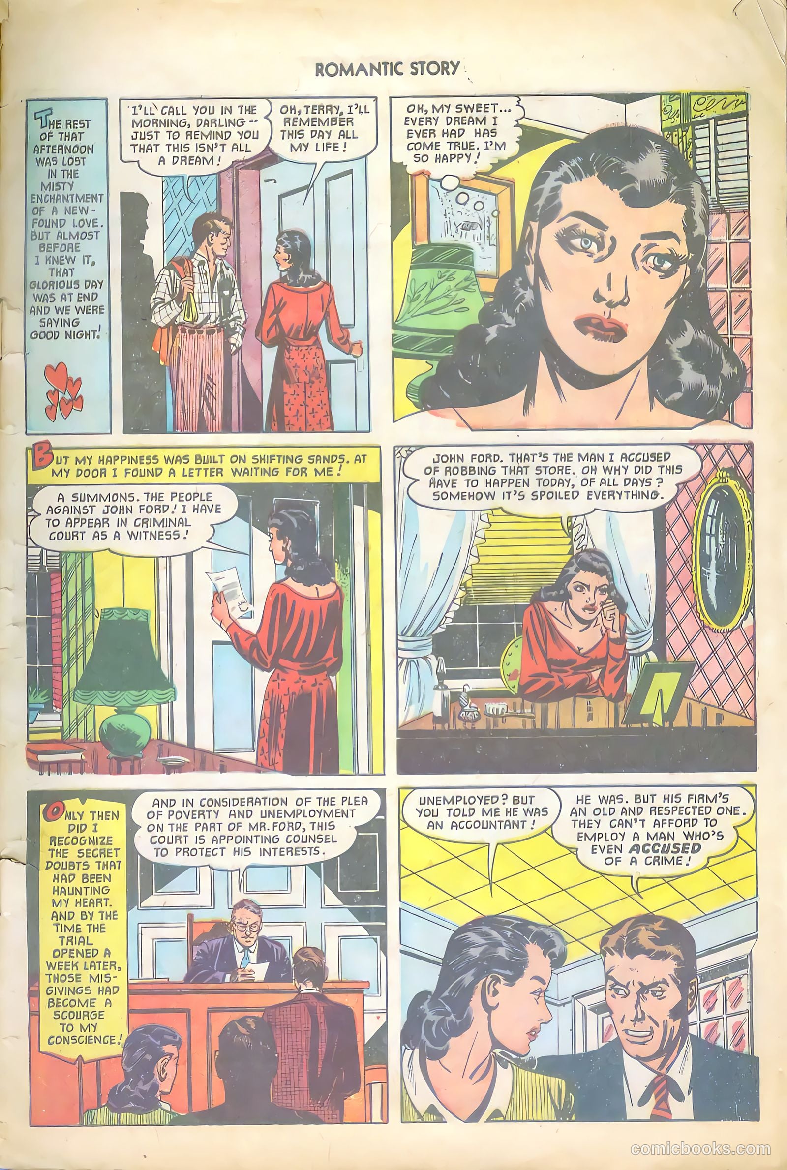 Romantic Story #13 (1951) — page 9 of 36