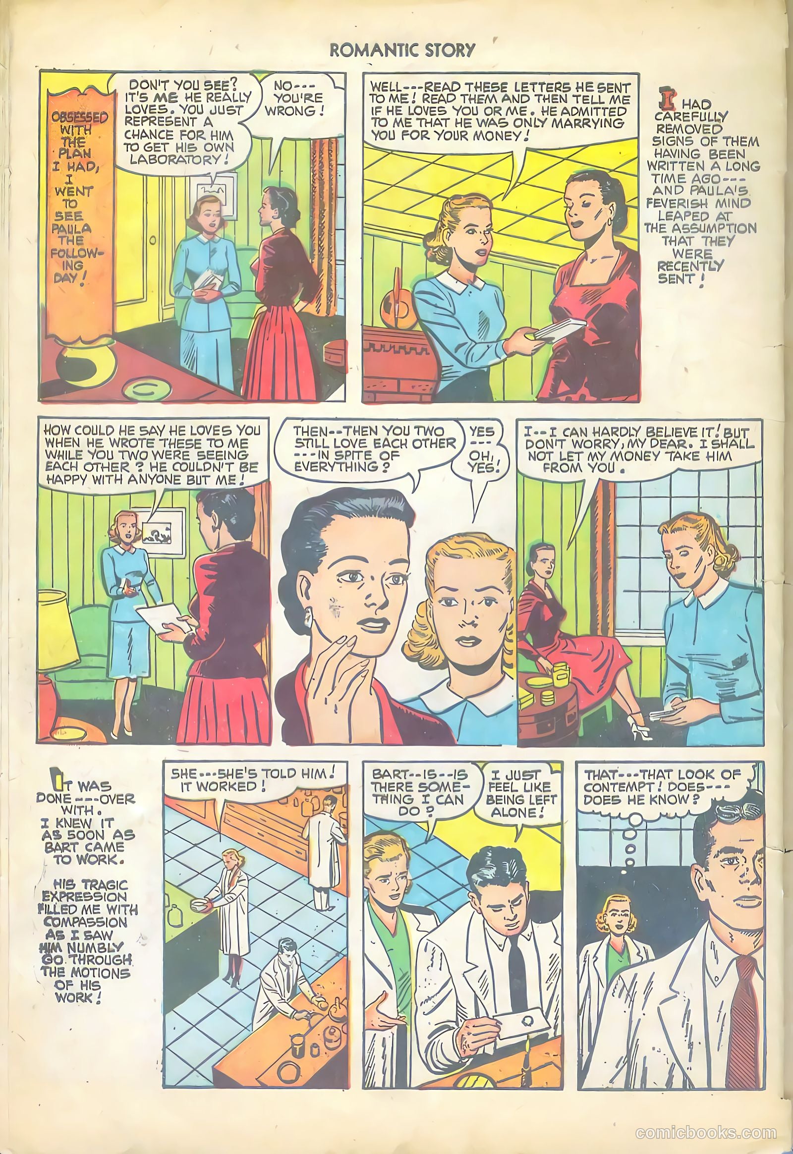 Romantic Story #13 (1951) — page 32 of 36
