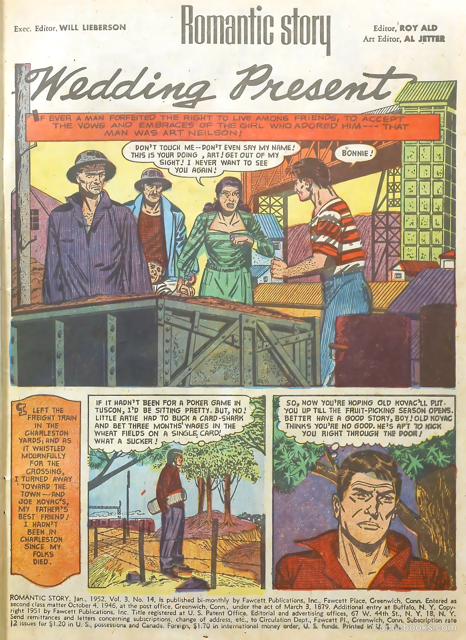 Romantic Story #14 (1952) — page 3 of 36