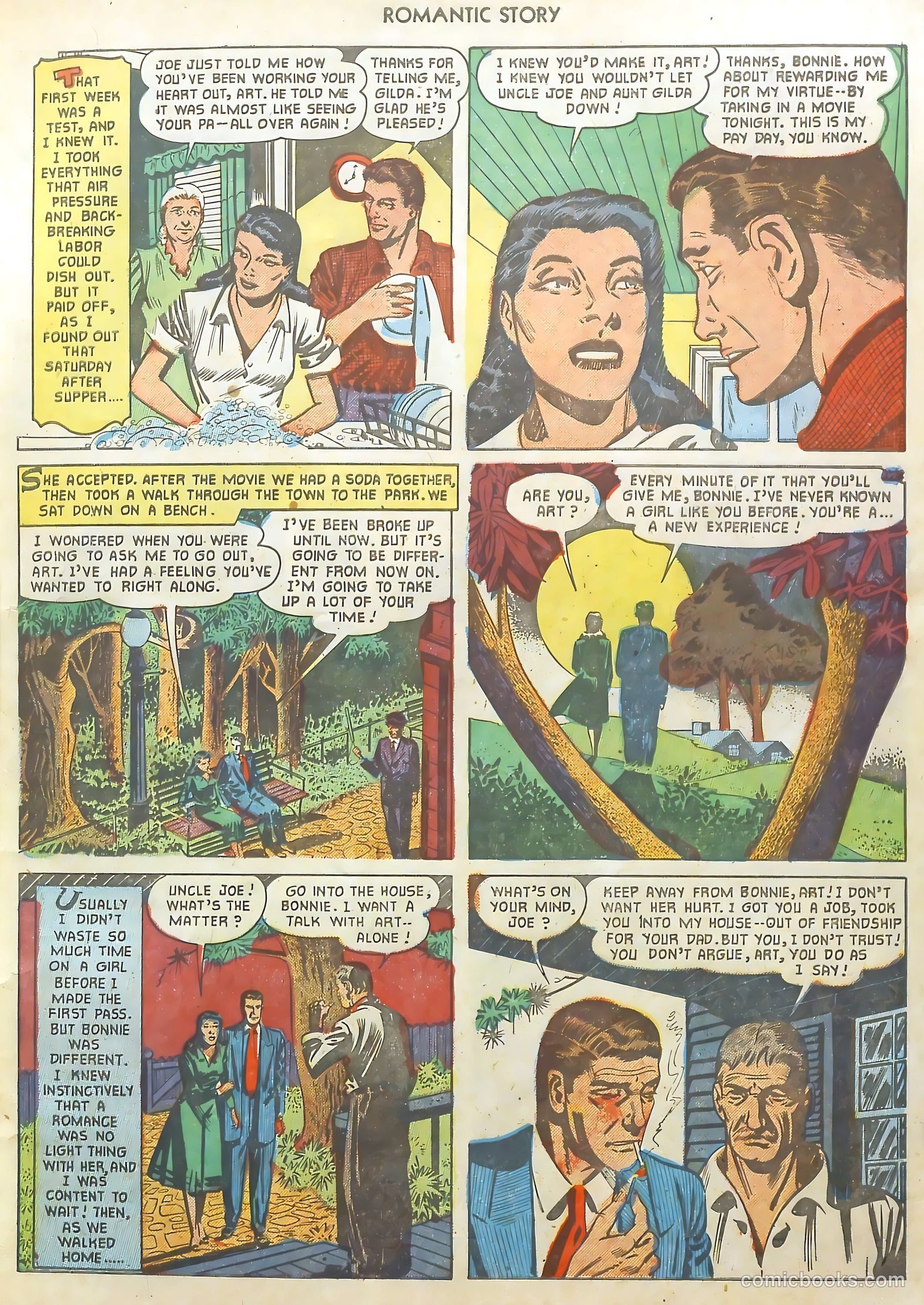 Romantic Story #14 (1952) — page 7 of 36