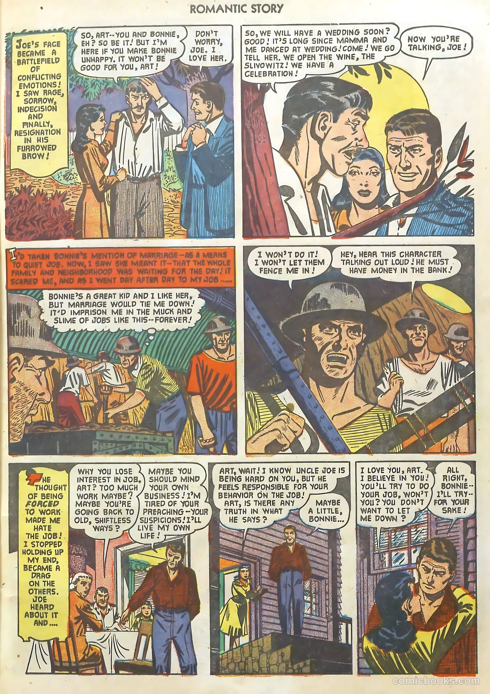 Romantic Story #14 (1952) — page 9 of 36