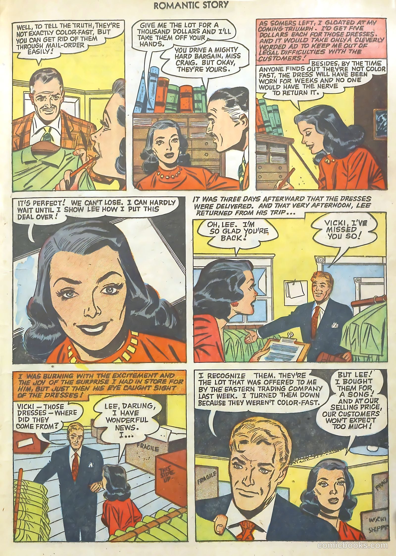 Romantic Story #14 (1952) — page 17 of 36