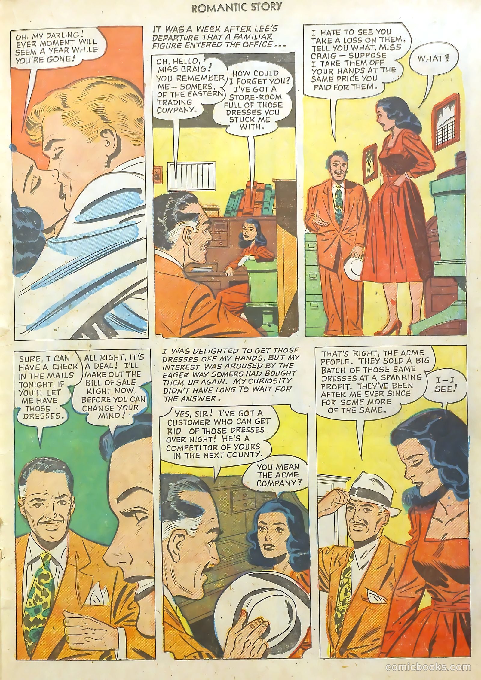 Romantic Story #14 (1952) — page 19 of 36