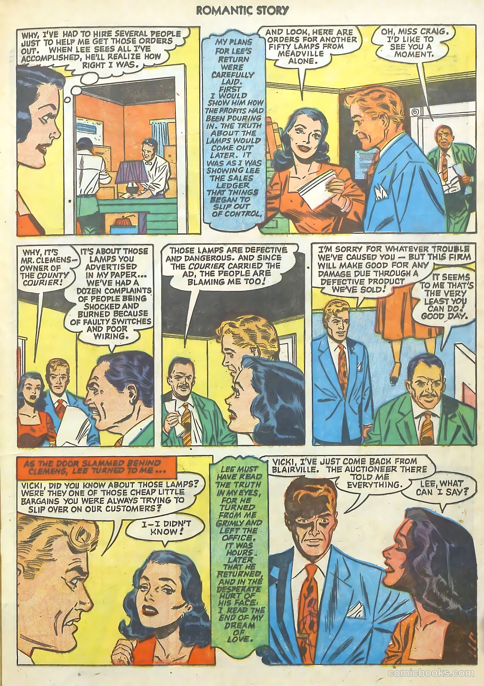 Romantic Story #14 (1952) — page 21 of 36