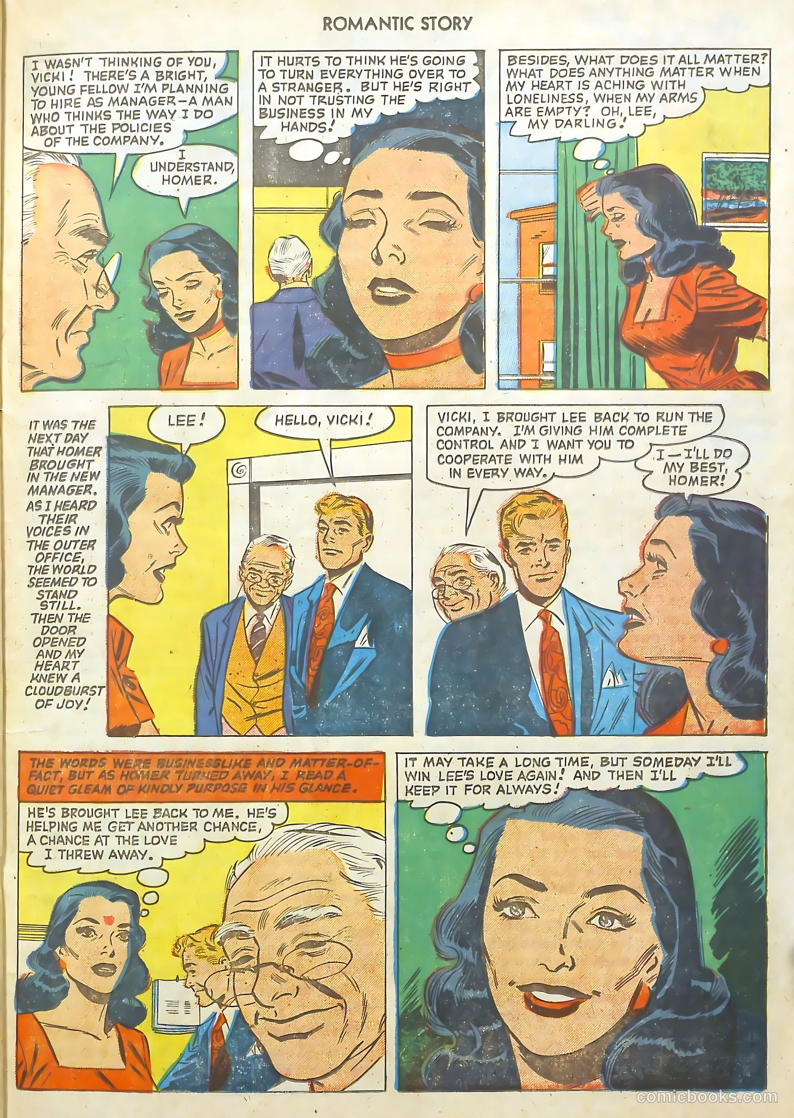 Romantic Story #14 (1952) — page 23 of 36