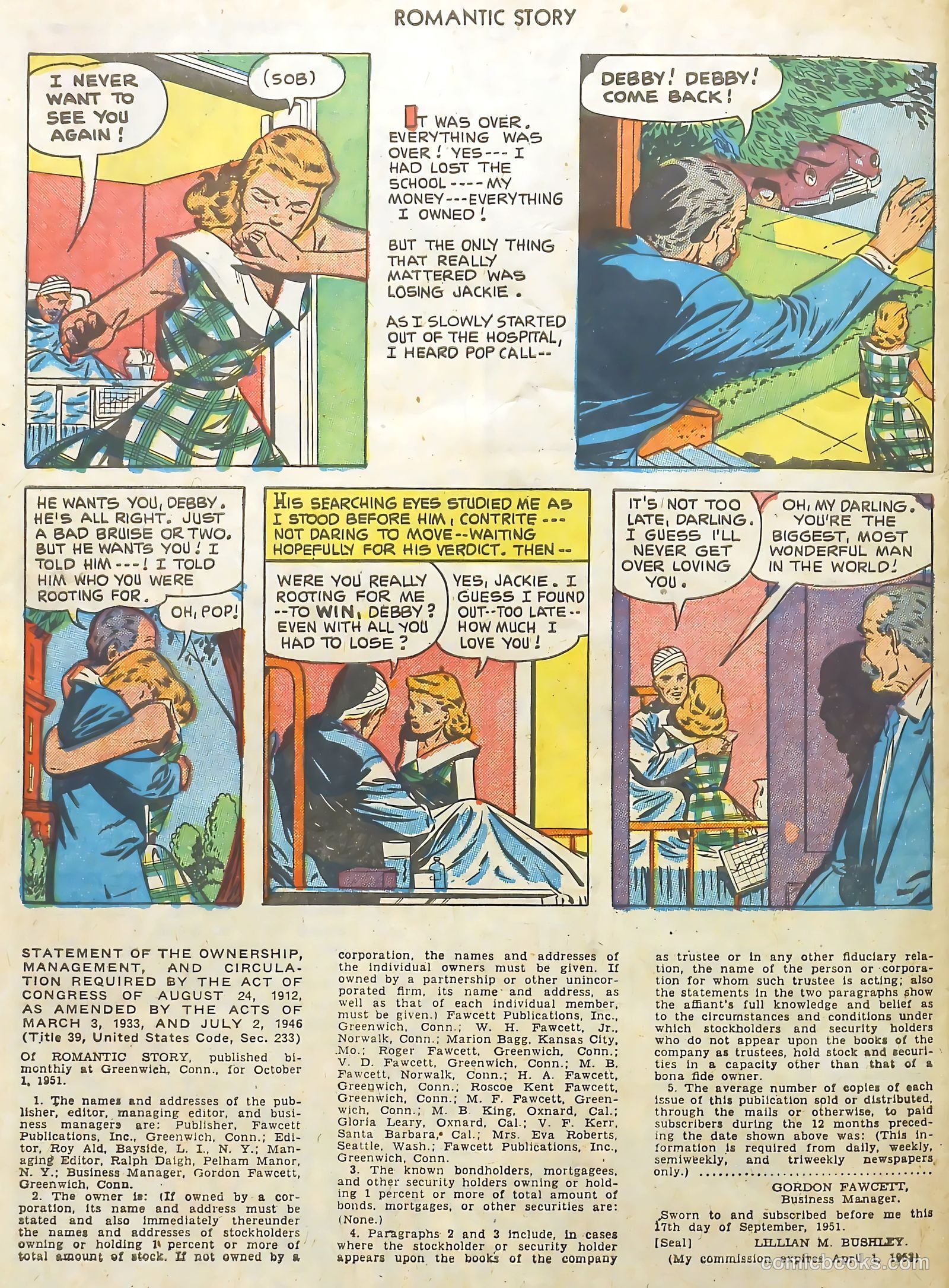Romantic Story #14 (1952) — page 34 of 36