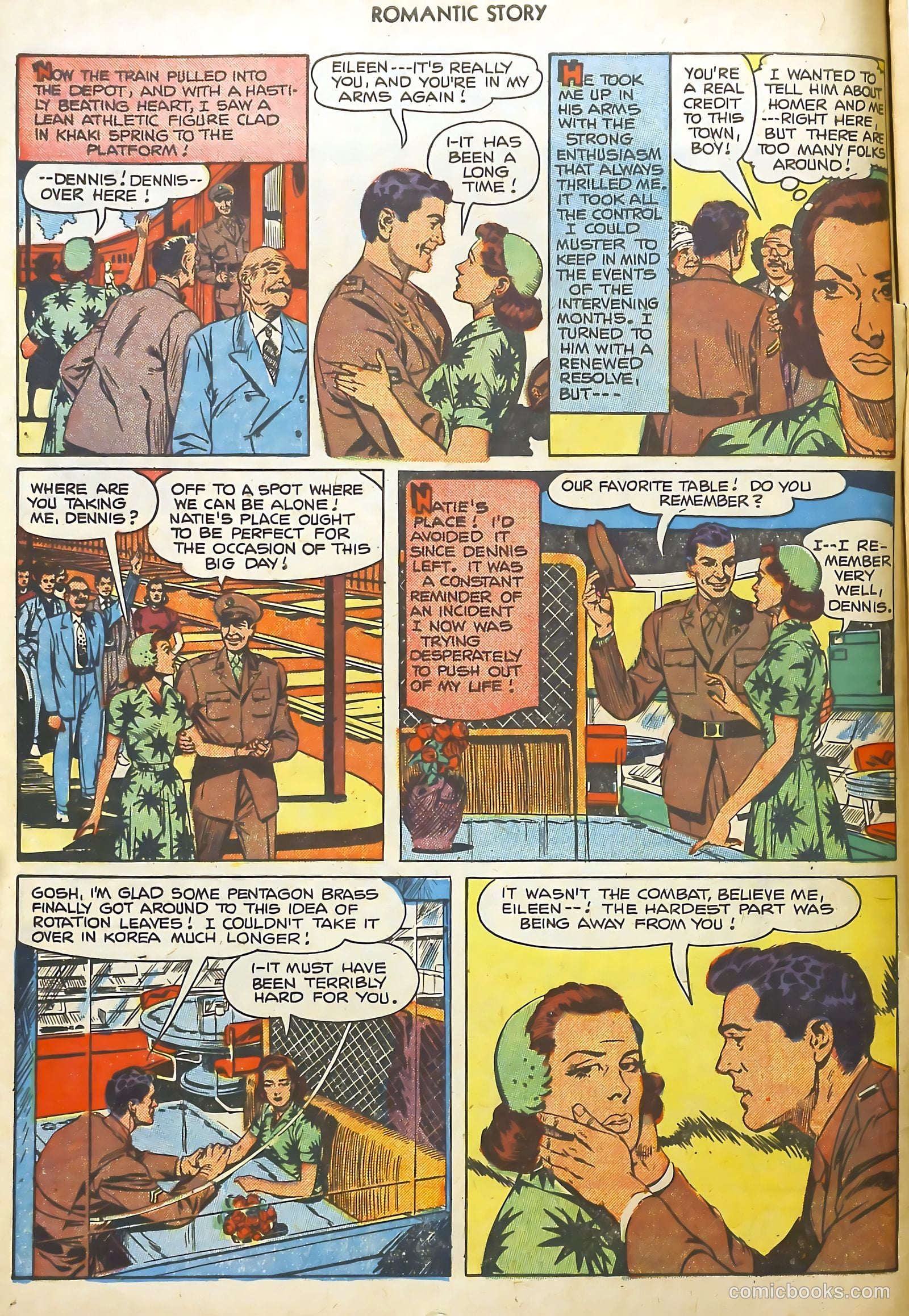 Romantic Story #15 (1952) — page 4 of 36