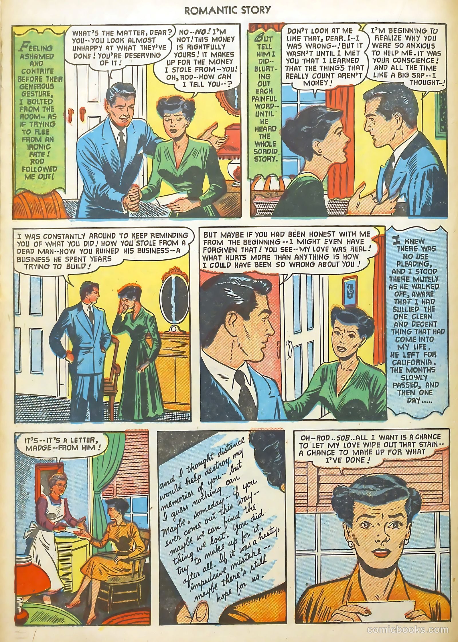 Romantic Story #15 (1952) — page 22 of 36