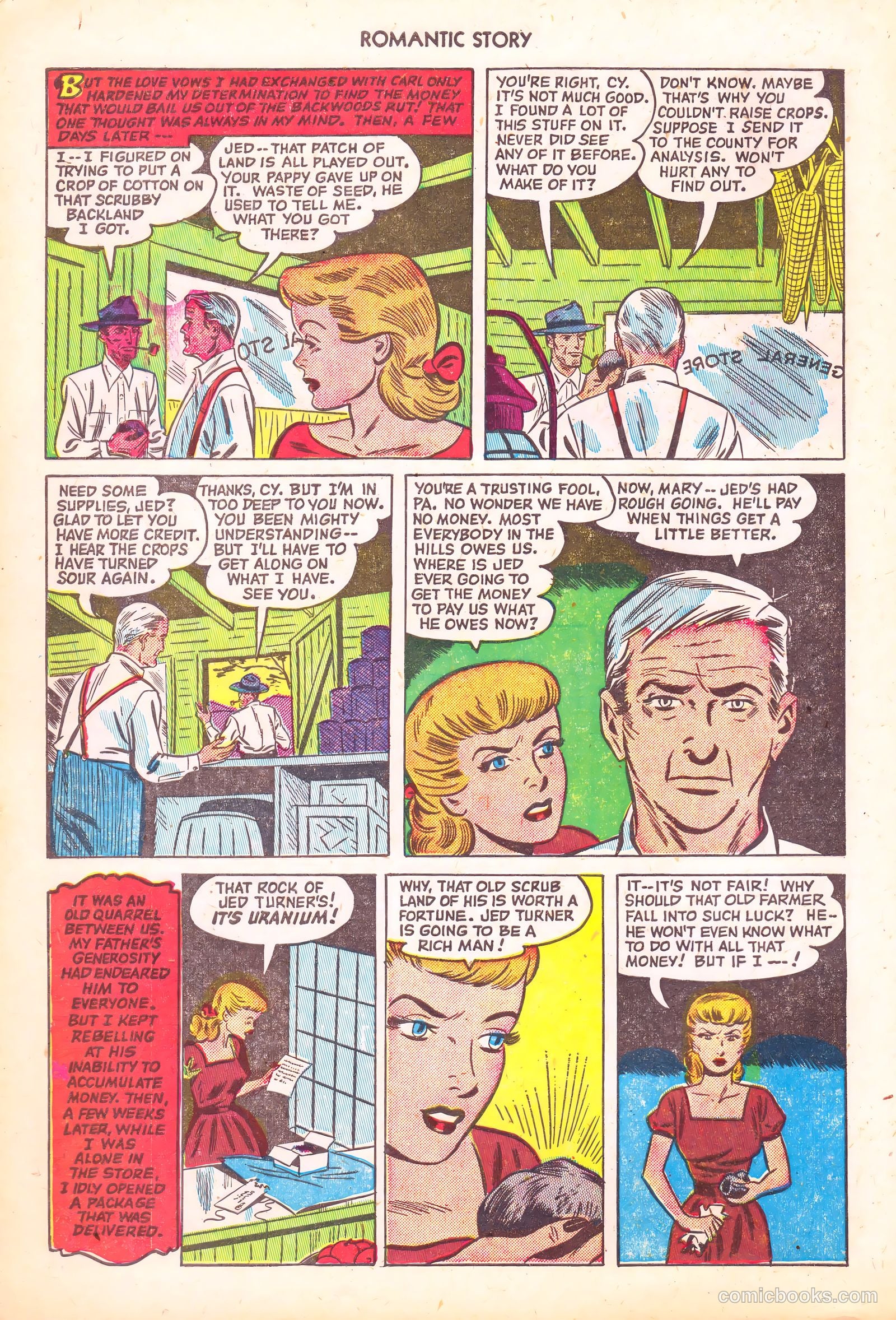 Romantic Story #16 (1952) — page 28 of 36