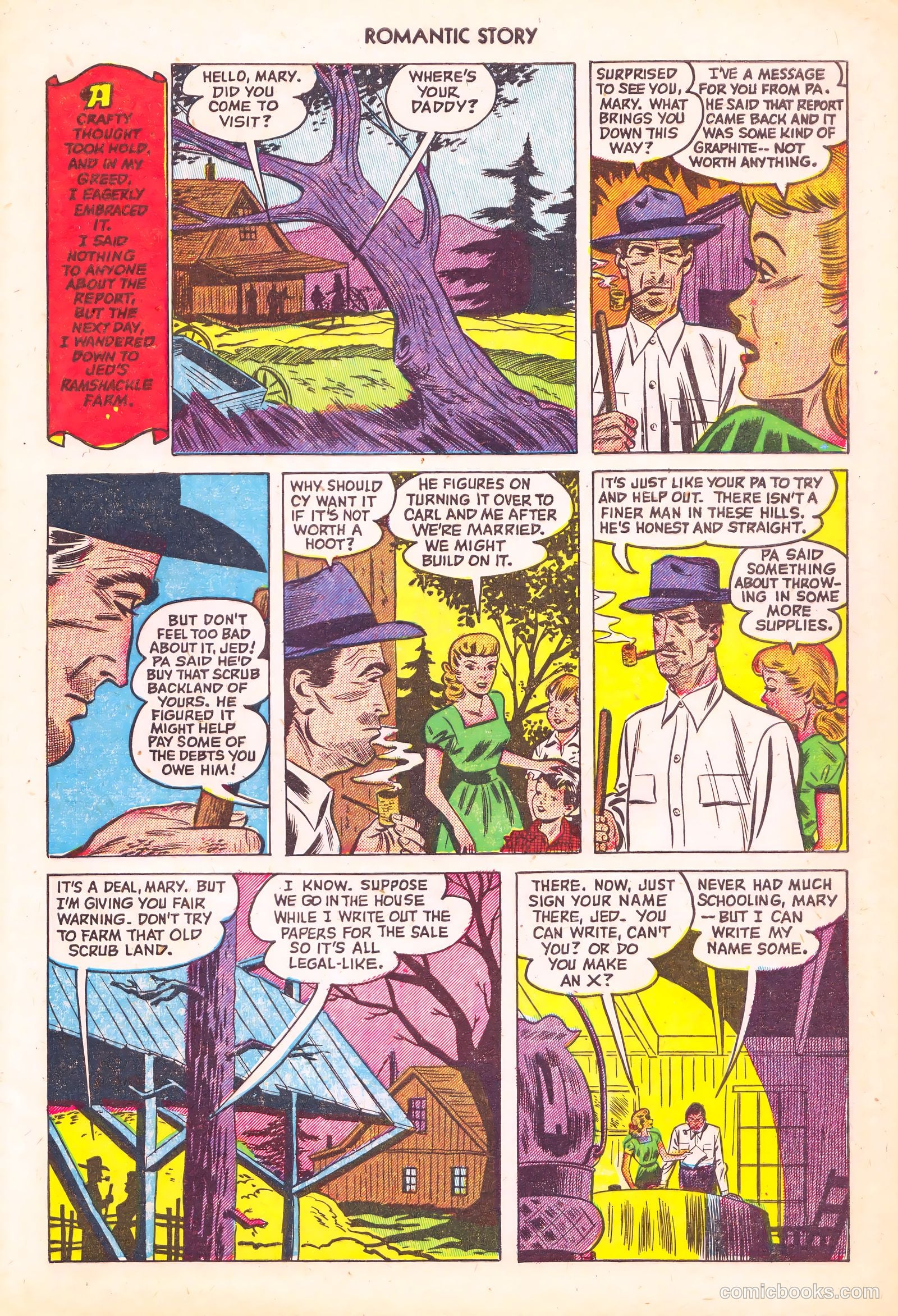 Romantic Story #16 (1952) — page 29 of 36
