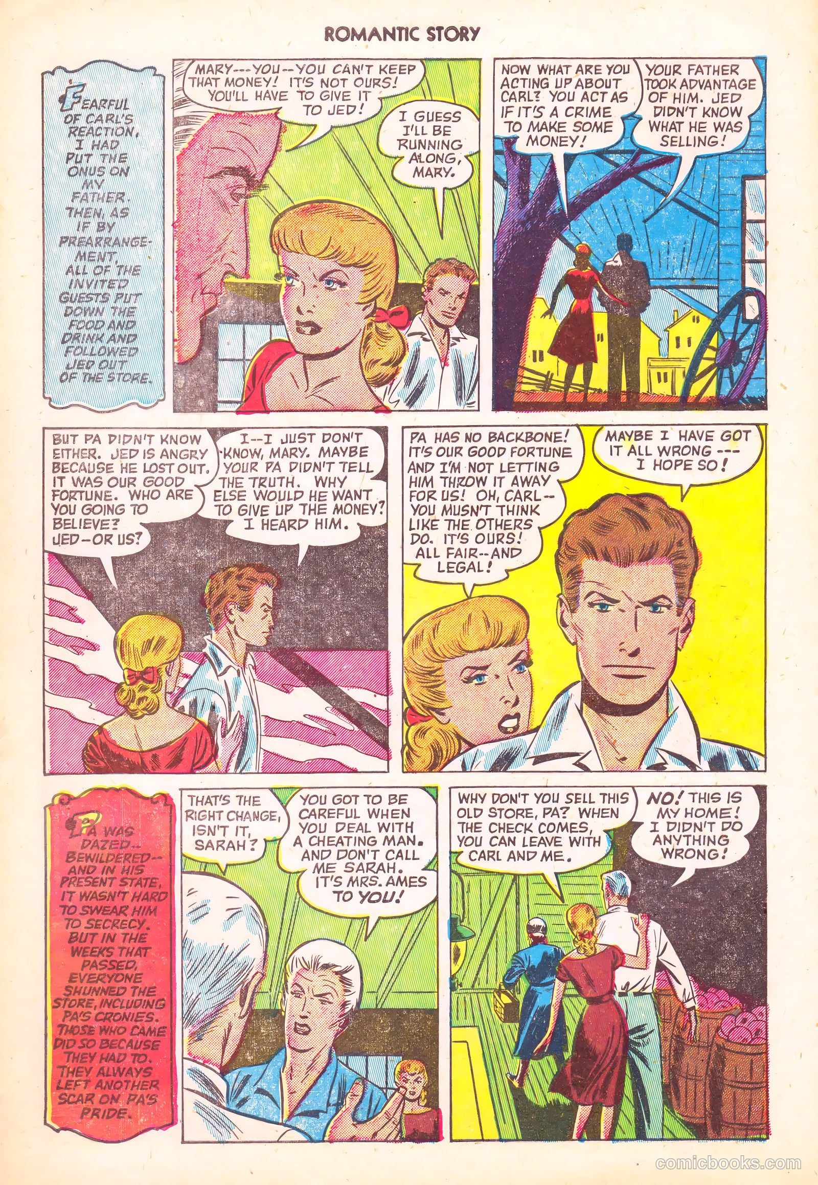 Romantic Story #16 (1952) — page 32 of 36
