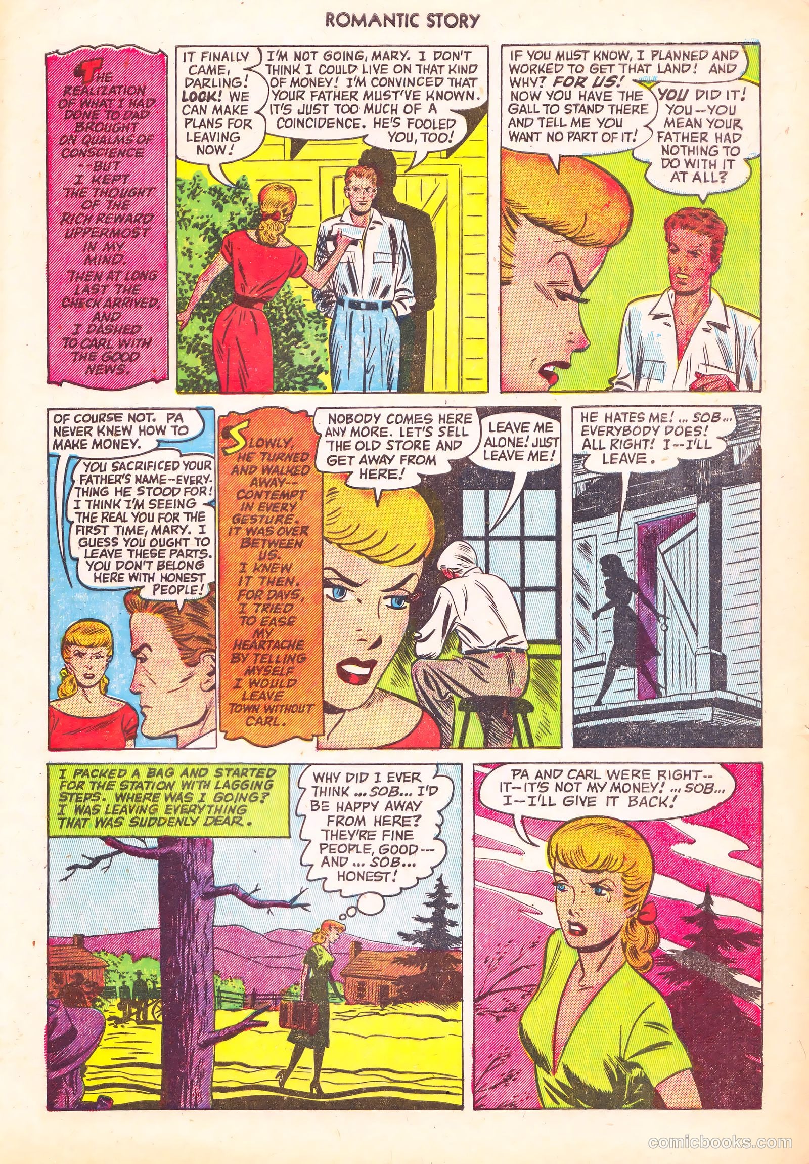 Romantic Story #16 (1952) — page 33 of 36