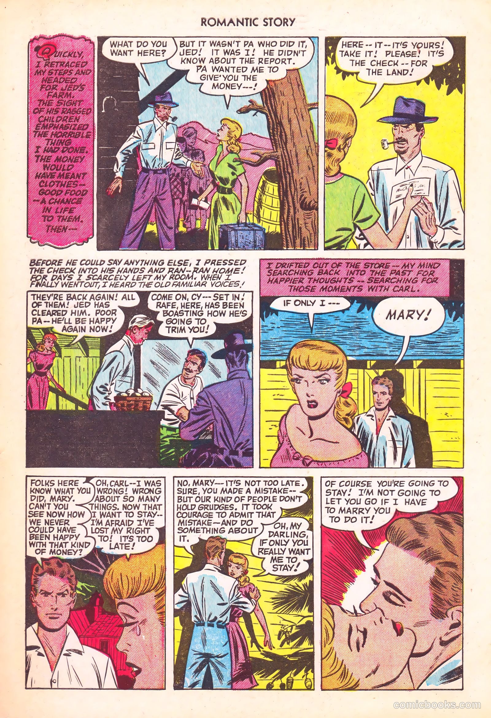 Romantic Story #16 (1952) — page 34 of 36