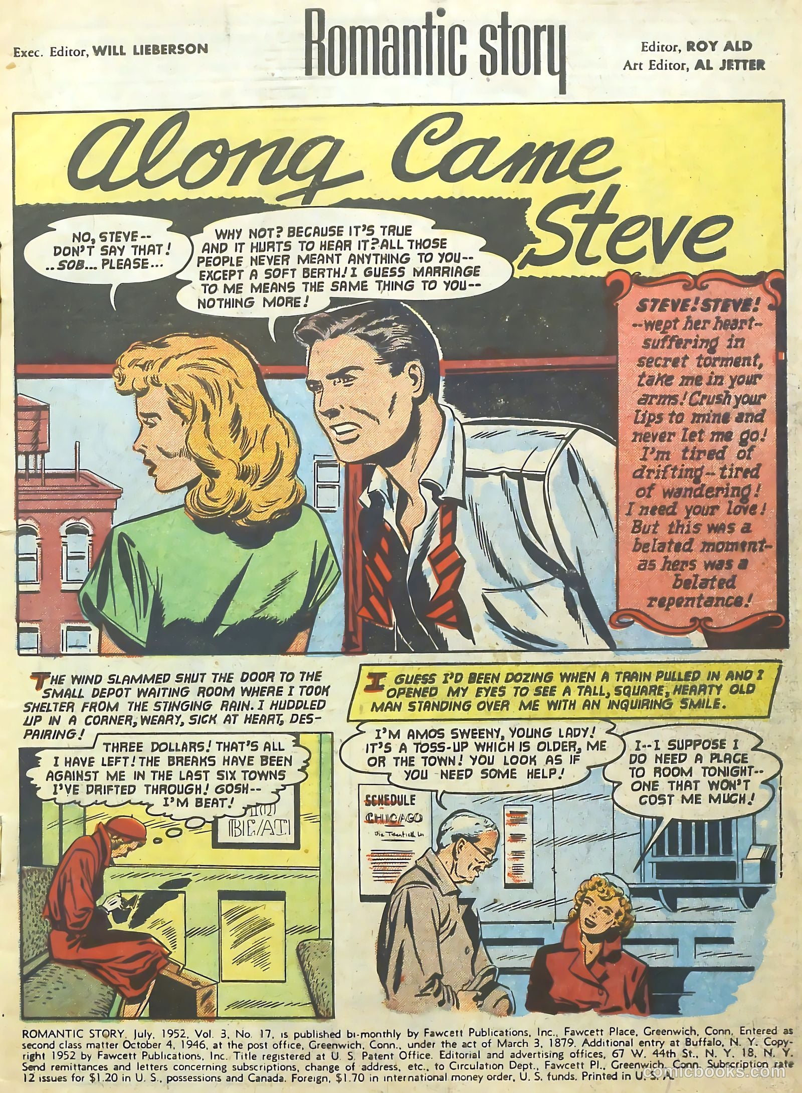 Romantic Story #17 (1952) — page 3 of 36
