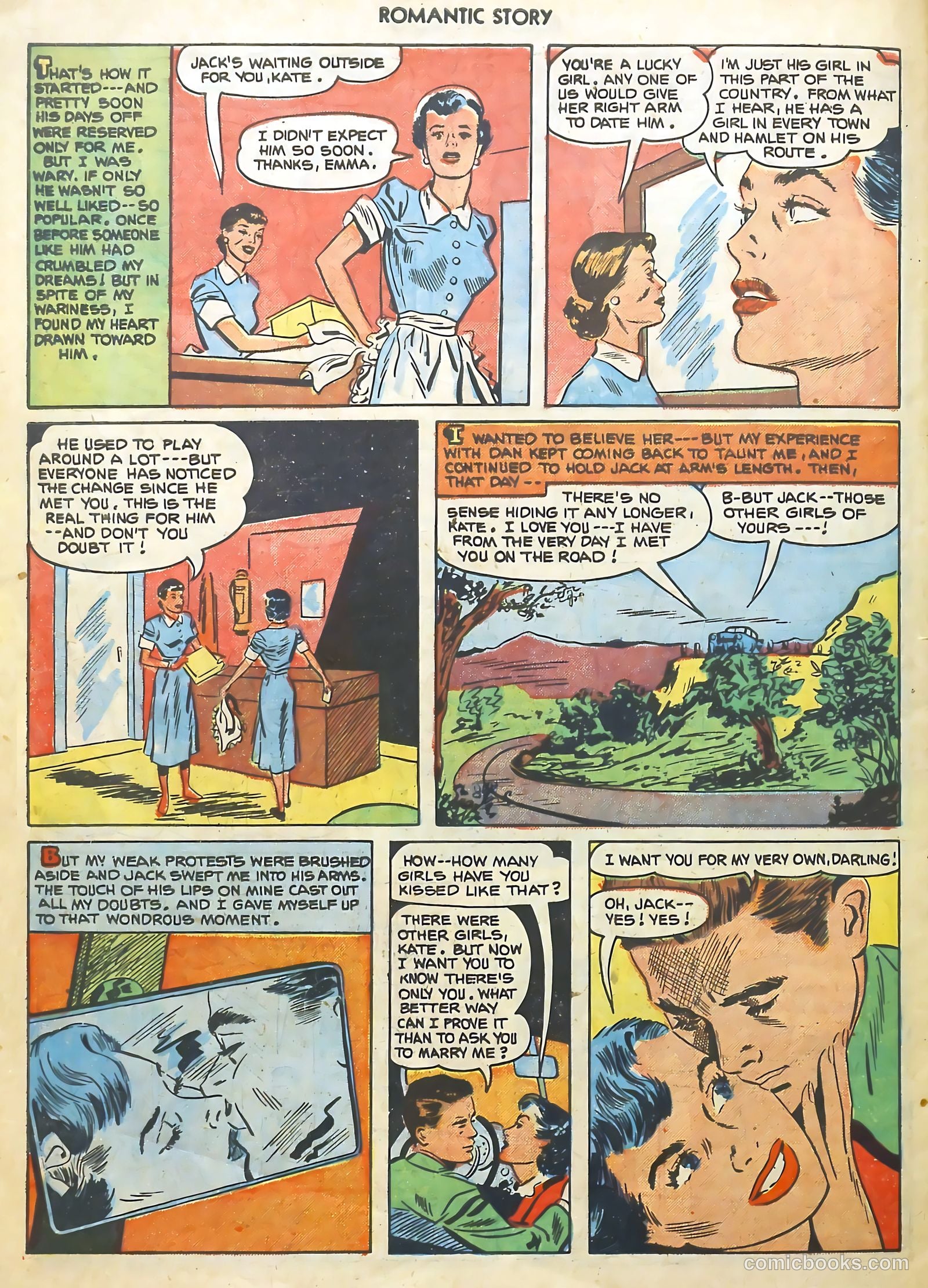 Romantic Story #17 (1952) — page 30 of 36