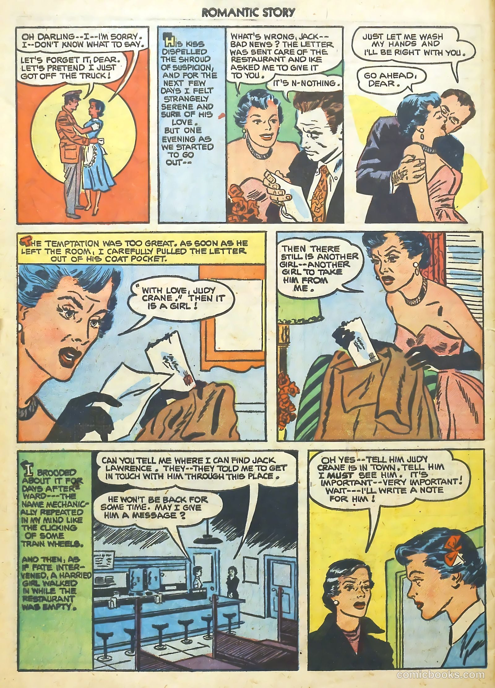 Romantic Story #17 (1952) — page 32 of 36