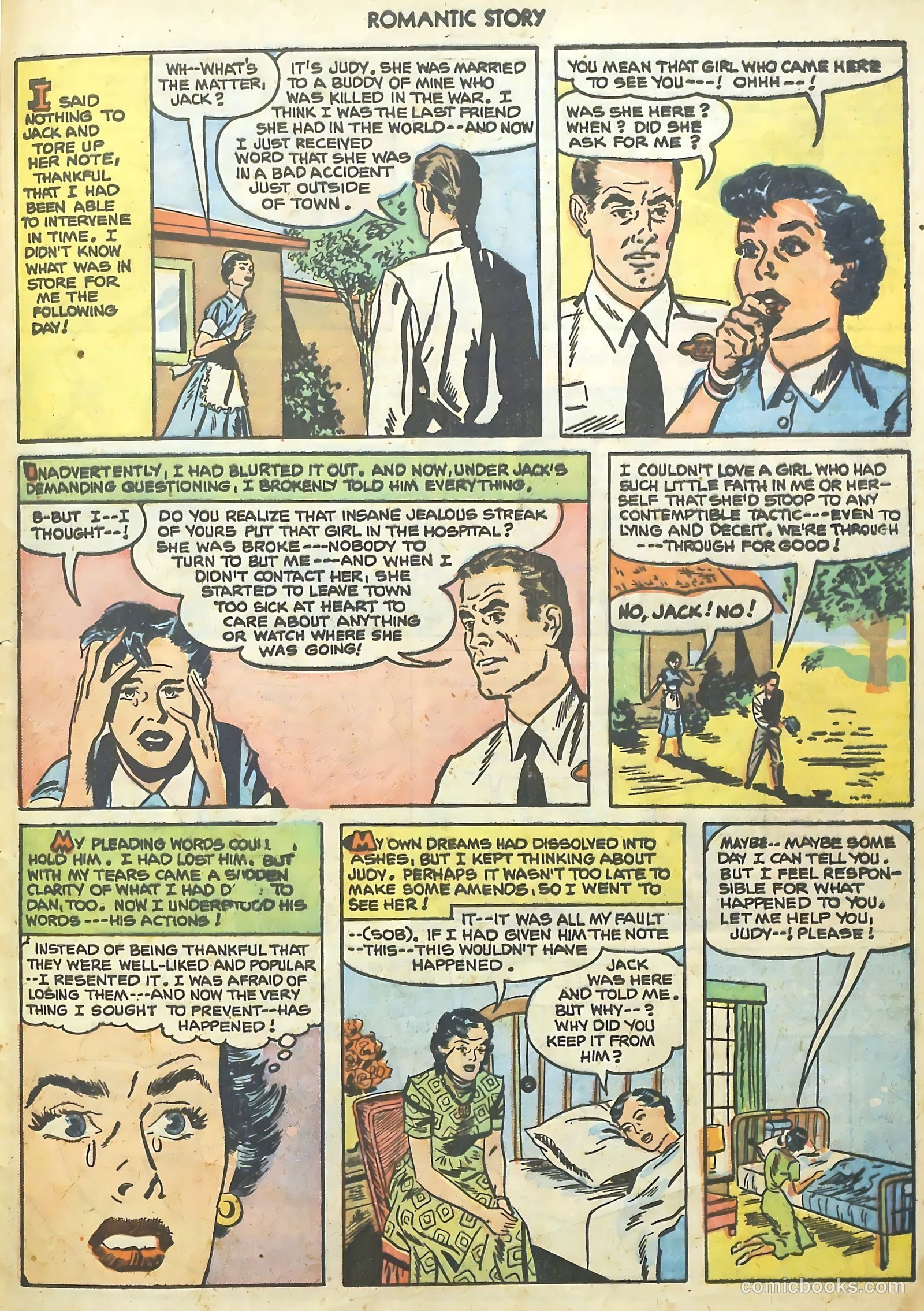 Romantic Story #17 (1952) — page 33 of 36