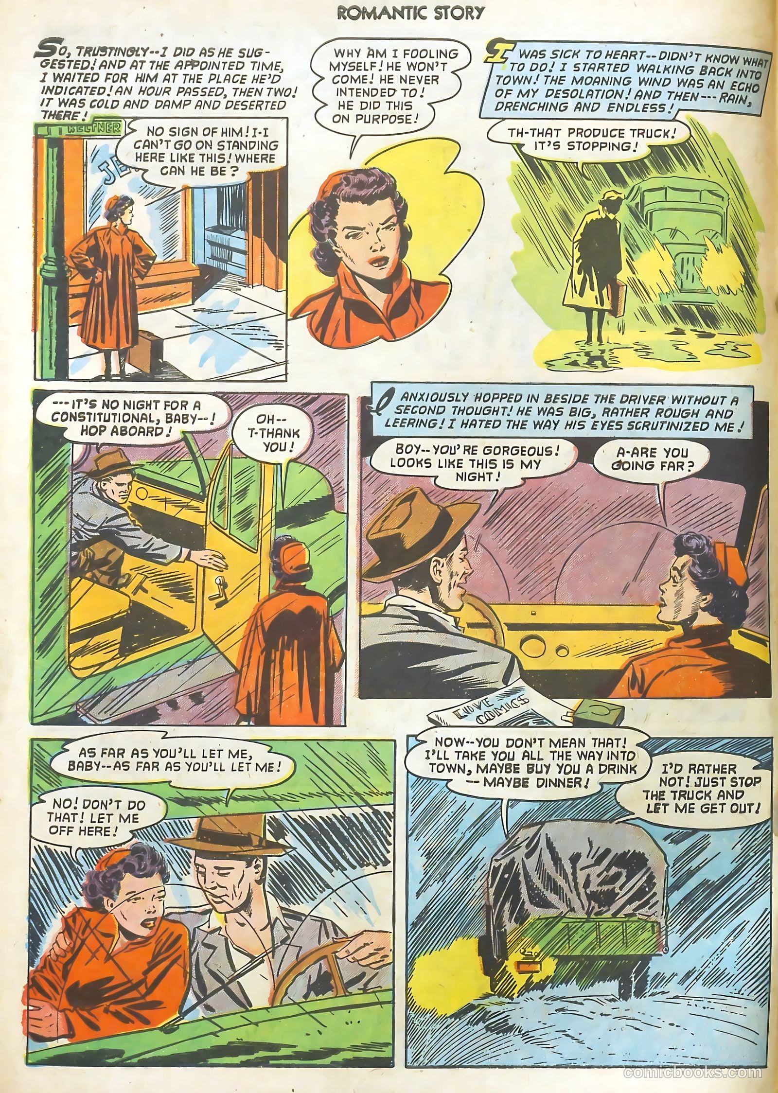 Romantic Story #18 (1952) — page 6 of 36