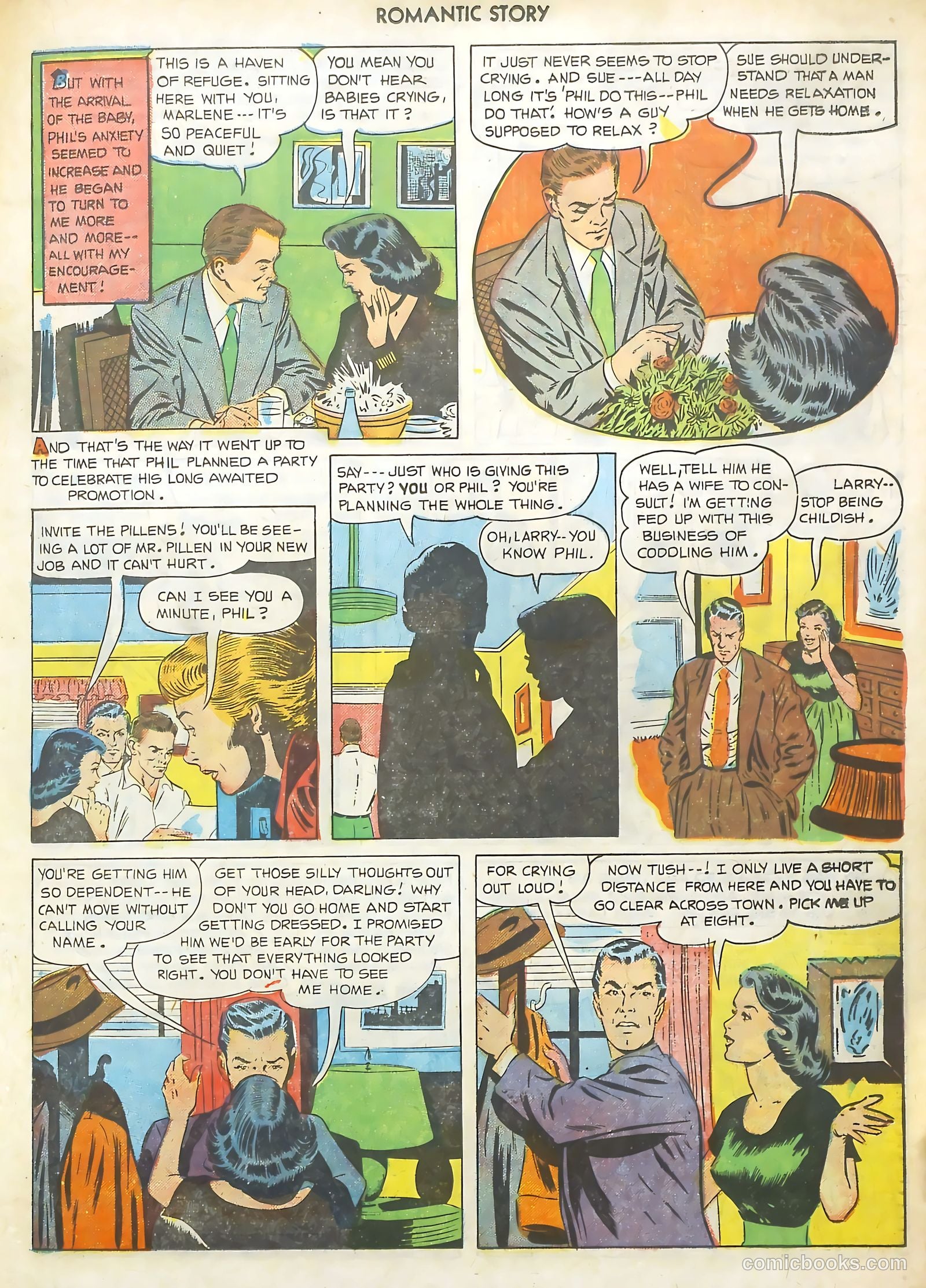Romantic Story #18 (1952) — page 19 of 36