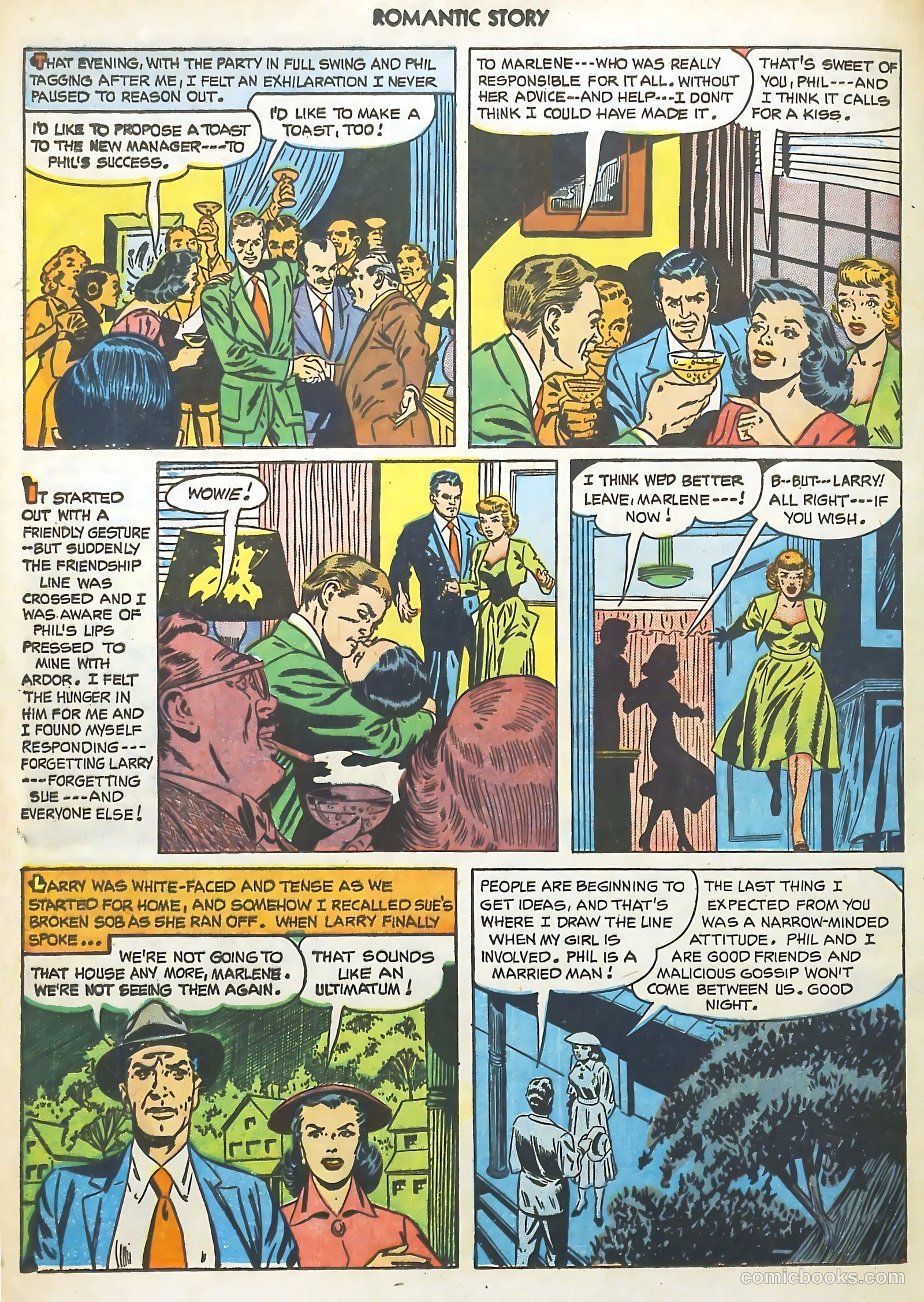 Romantic Story #18 (1952) — page 20 of 36