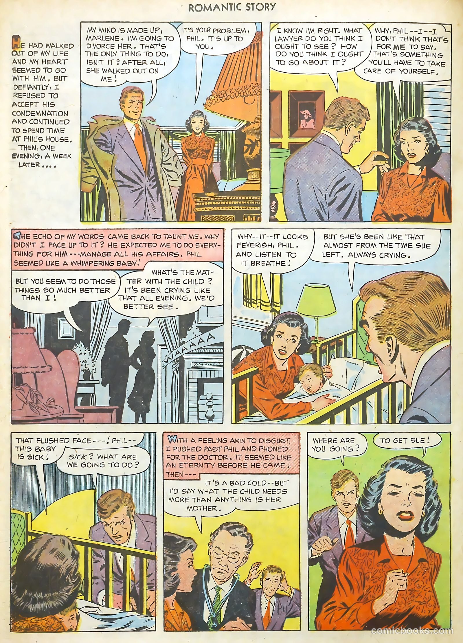 Romantic Story #18 (1952) — page 22 of 36