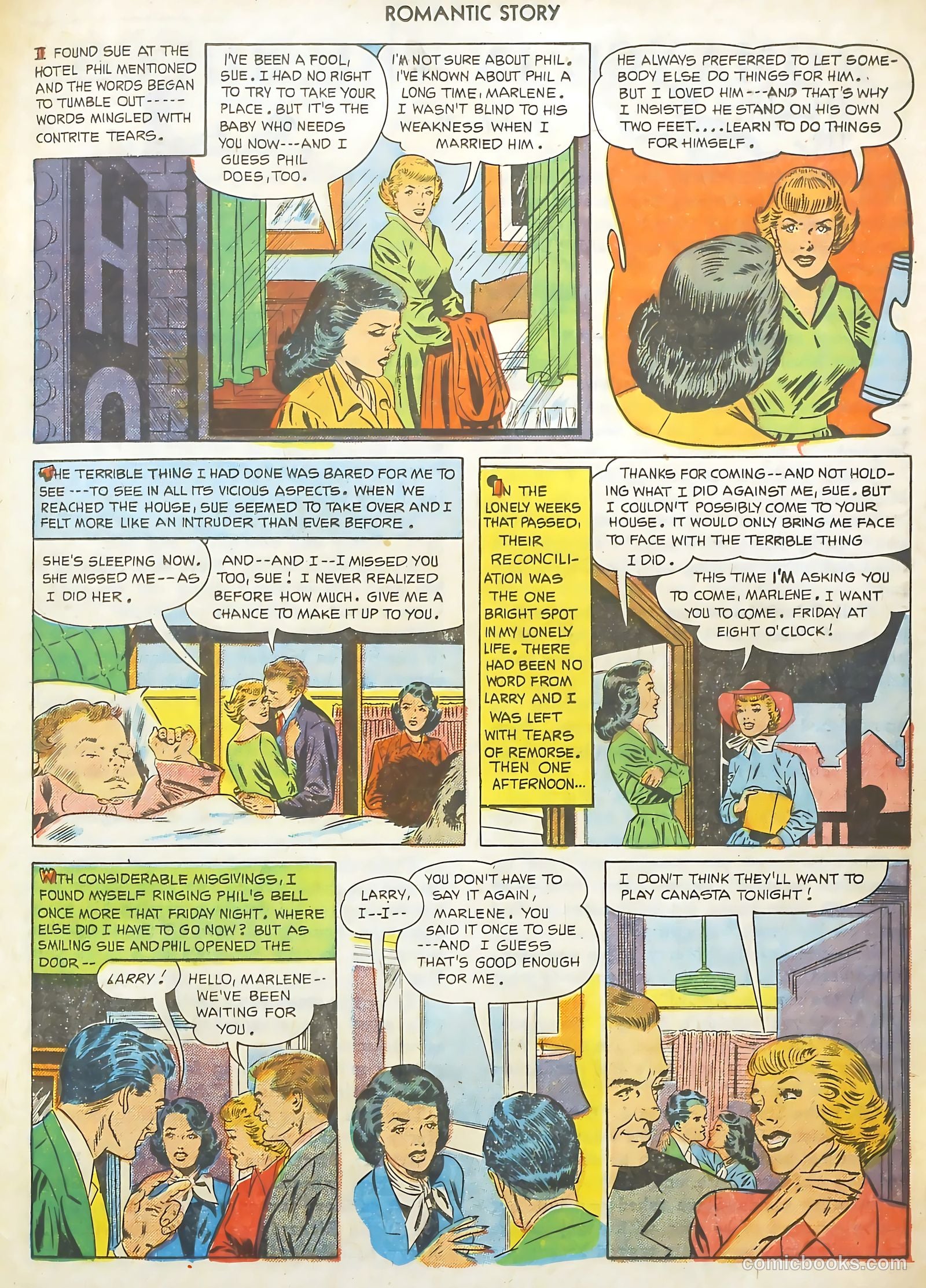 Romantic Story #18 (1952) — page 23 of 36