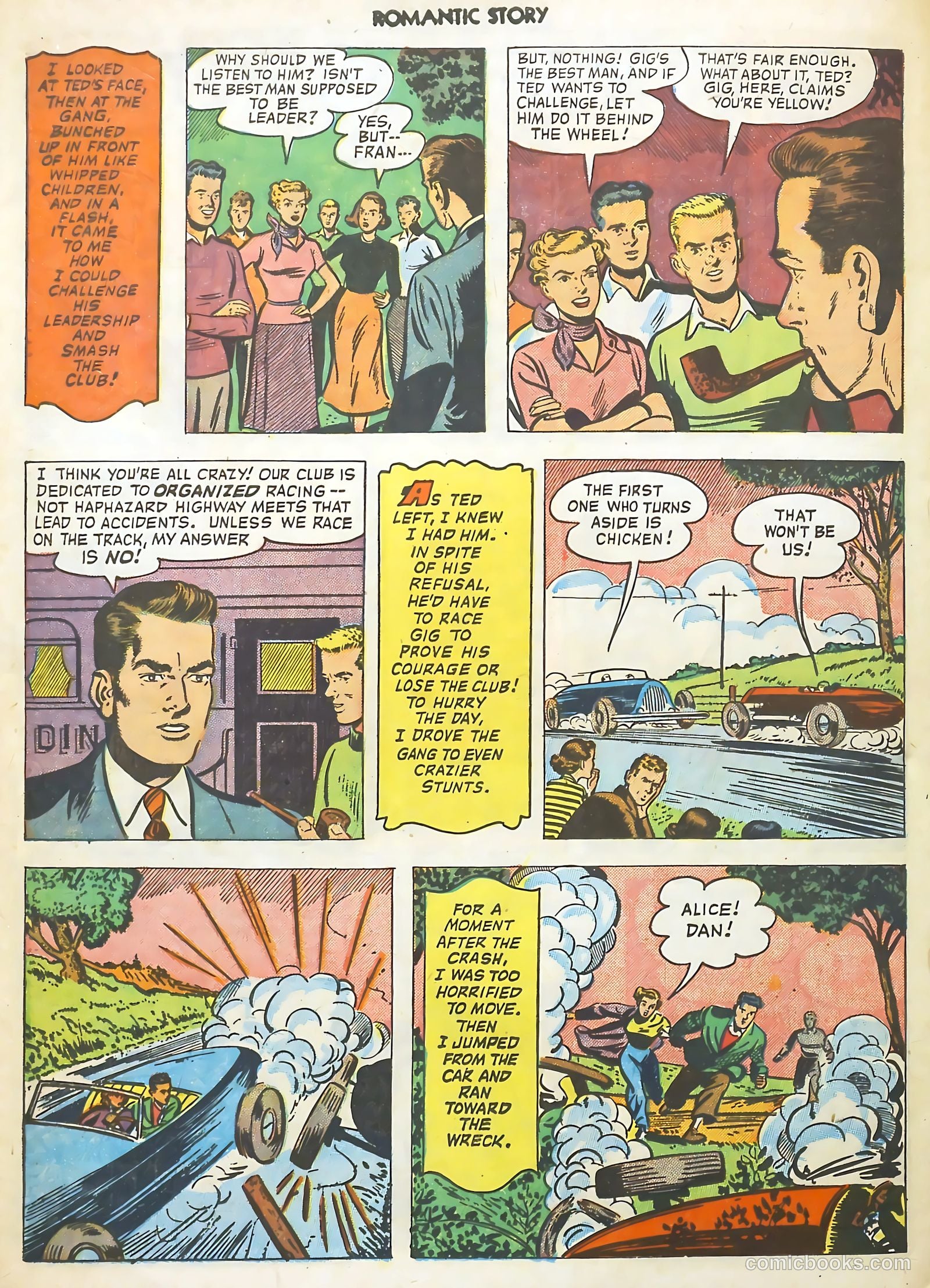 Romantic Story #18 (1952) — page 32 of 36