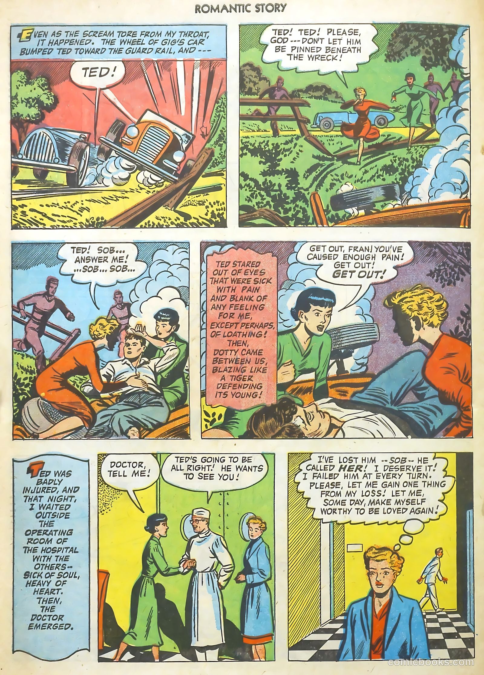 Romantic Story #18 (1952) — page 34 of 36