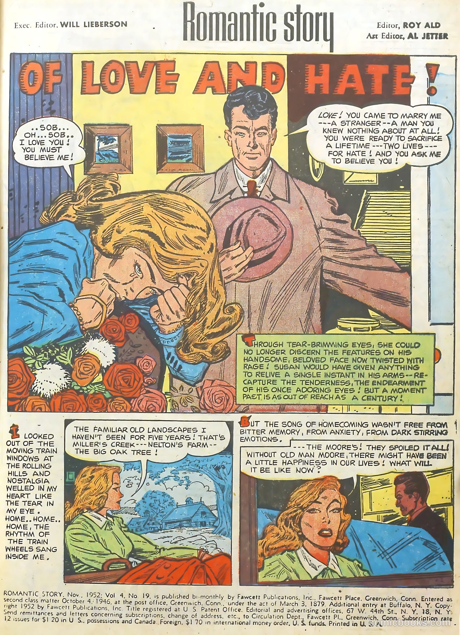 Romantic Story #19 (1952) — page 3 of 36