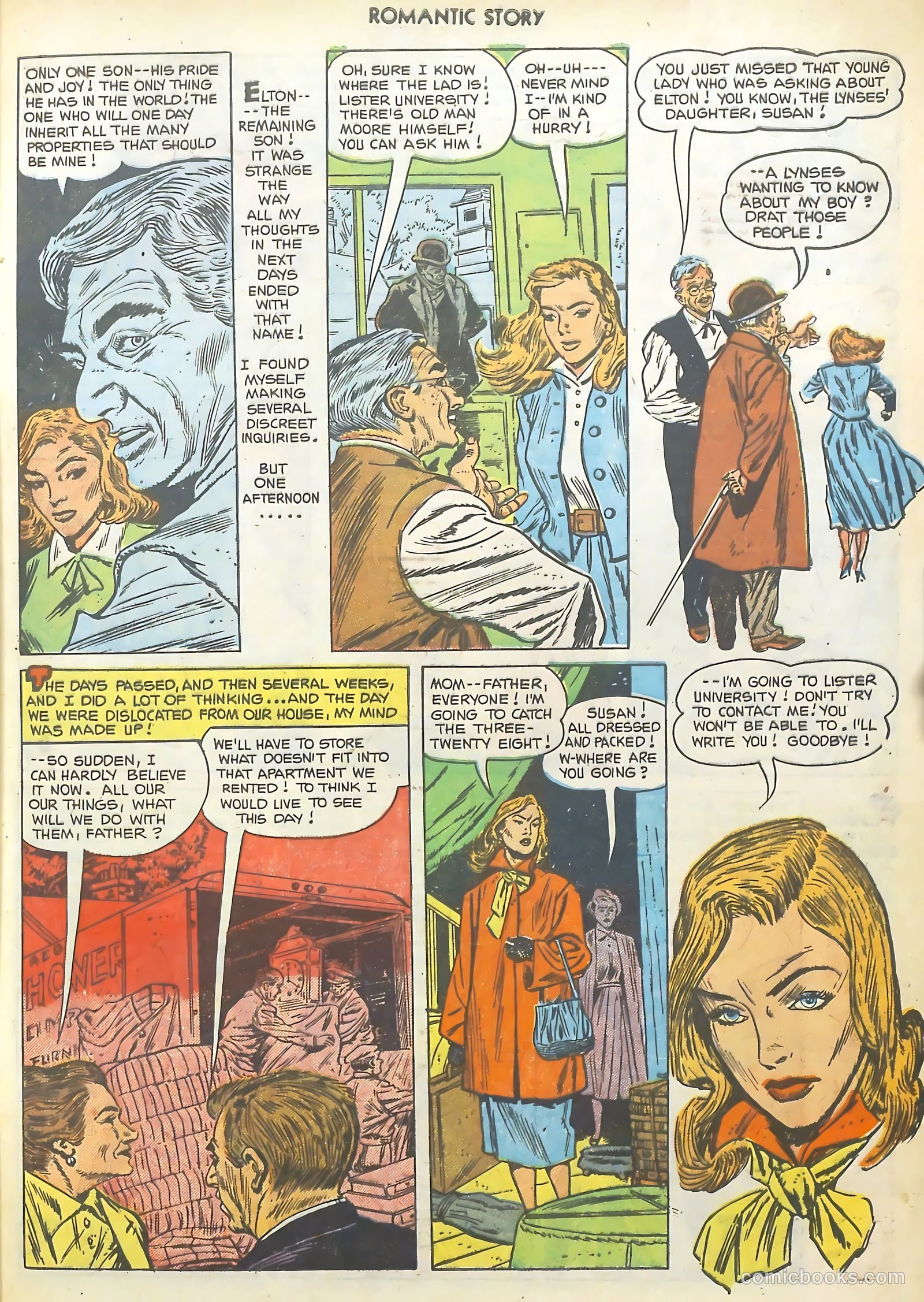 Romantic Story #19 (1952) — page 5 of 36
