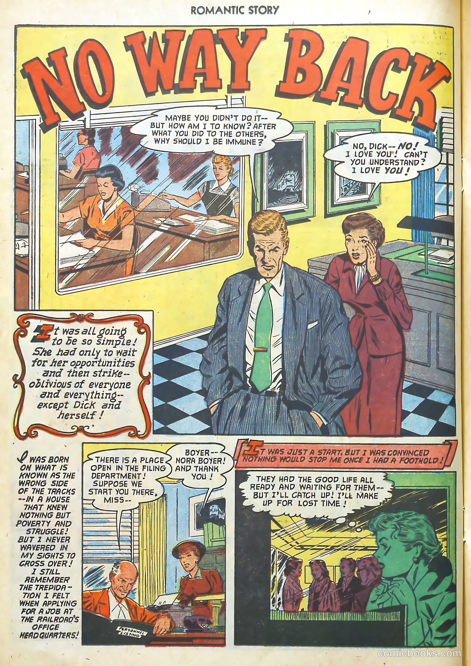Romantic Story #19 (1952) — page 14 of 36